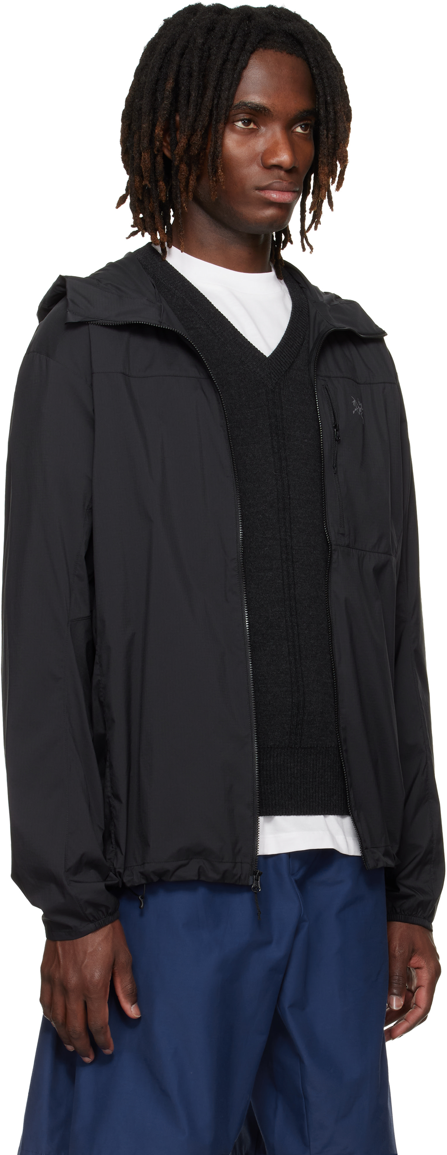 Arc'teryx - Blouson Squamish noir à capuche