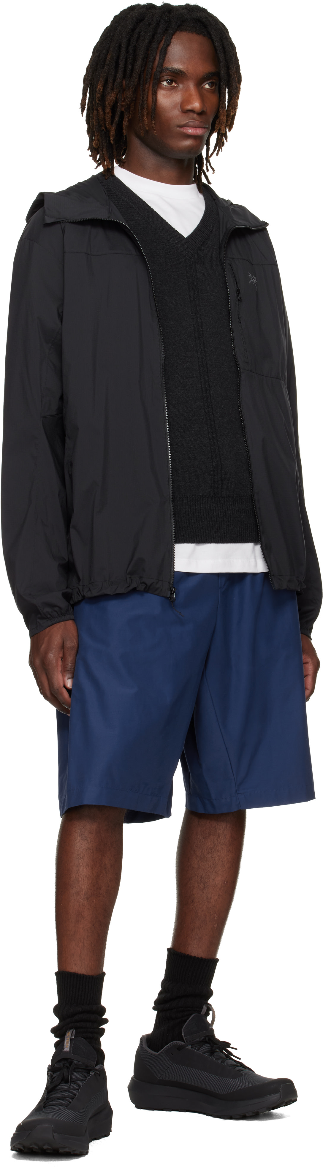 Arc'teryx - Blouson Squamish noir à capuche