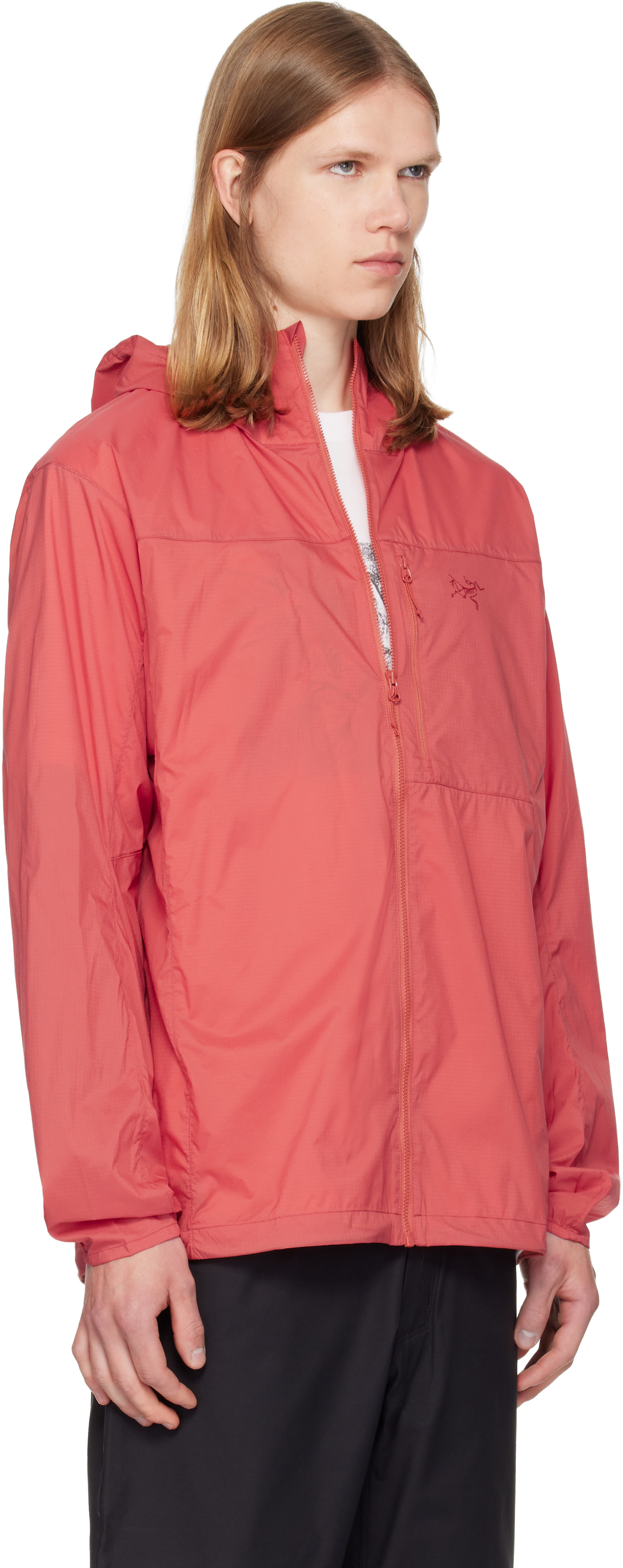 Arc'teryx - Blouson Squamish rouge à capuche