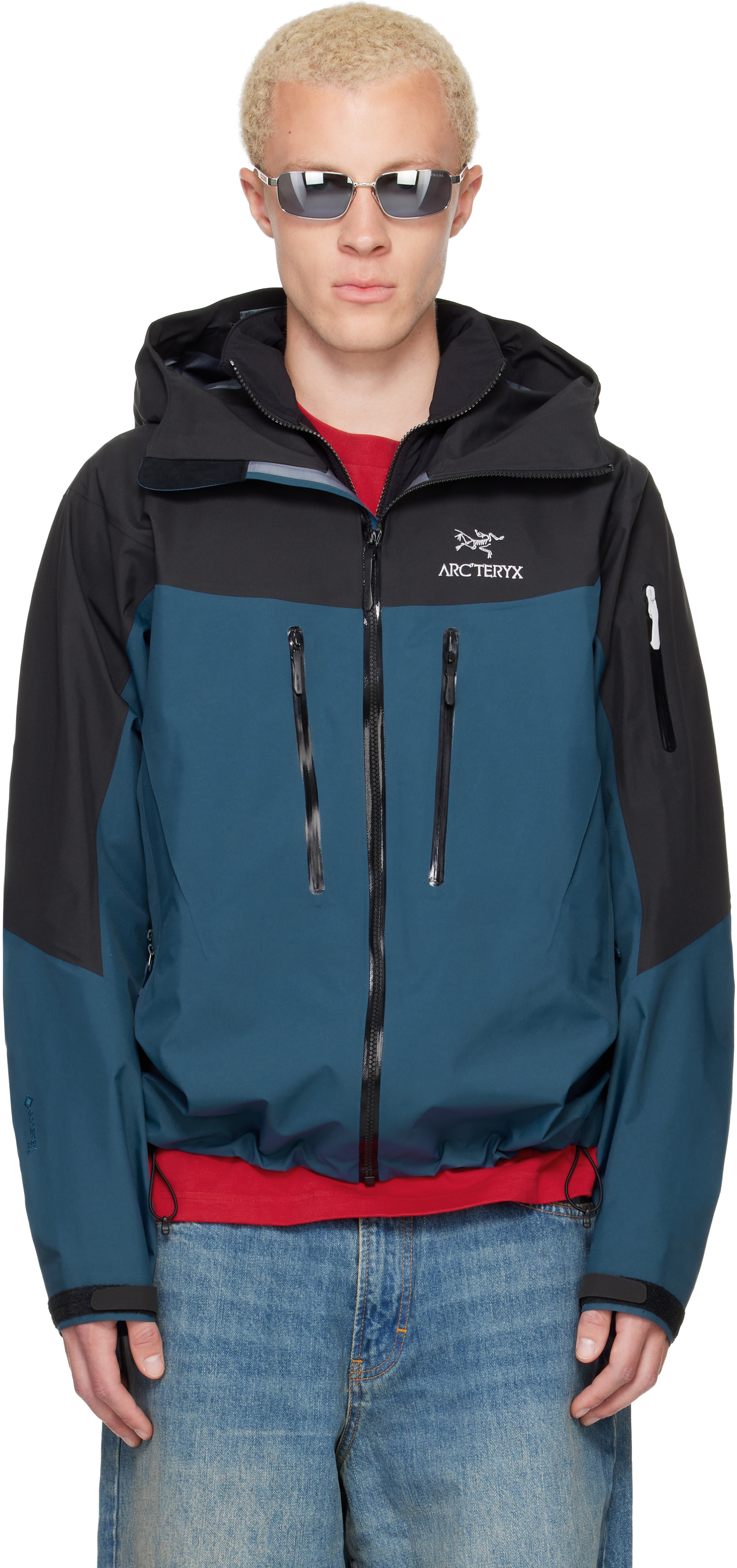 Arc'teryx - ネイビー Alpha SV ジャケット