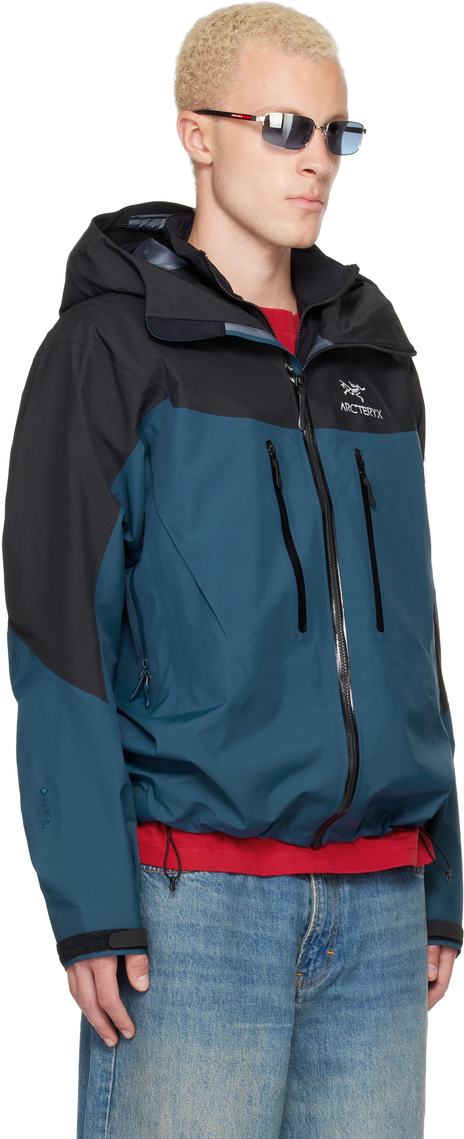 Arc'teryx - ネイビー Alpha SV ジャケット
