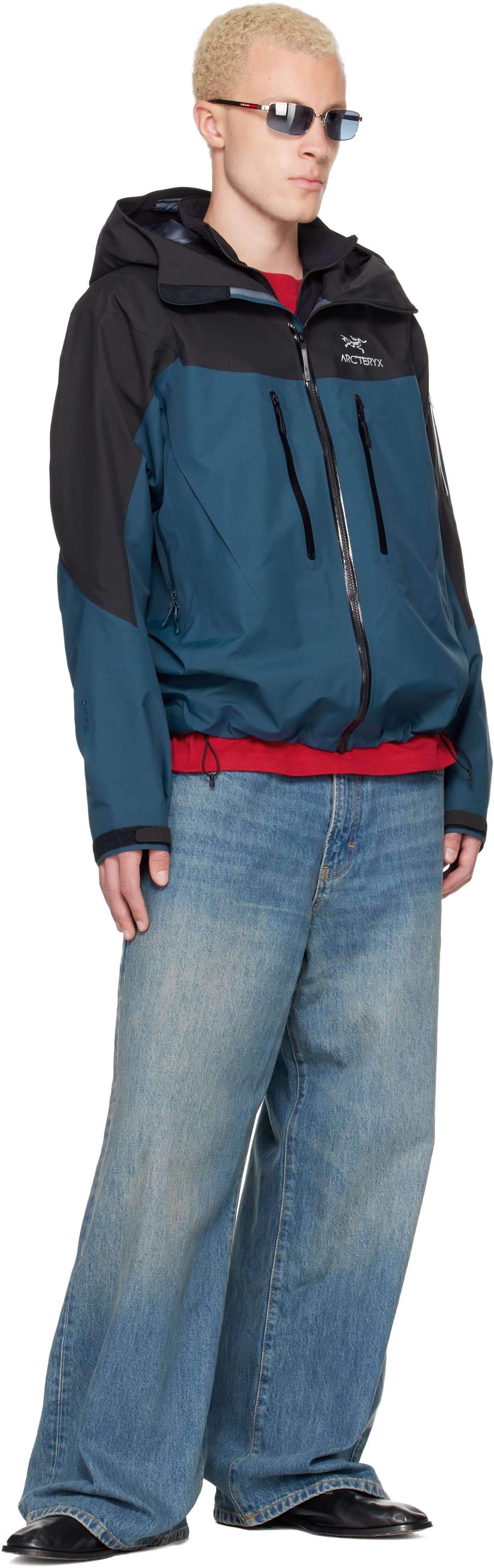 Arc'teryx - ネイビー Alpha SV ジャケット