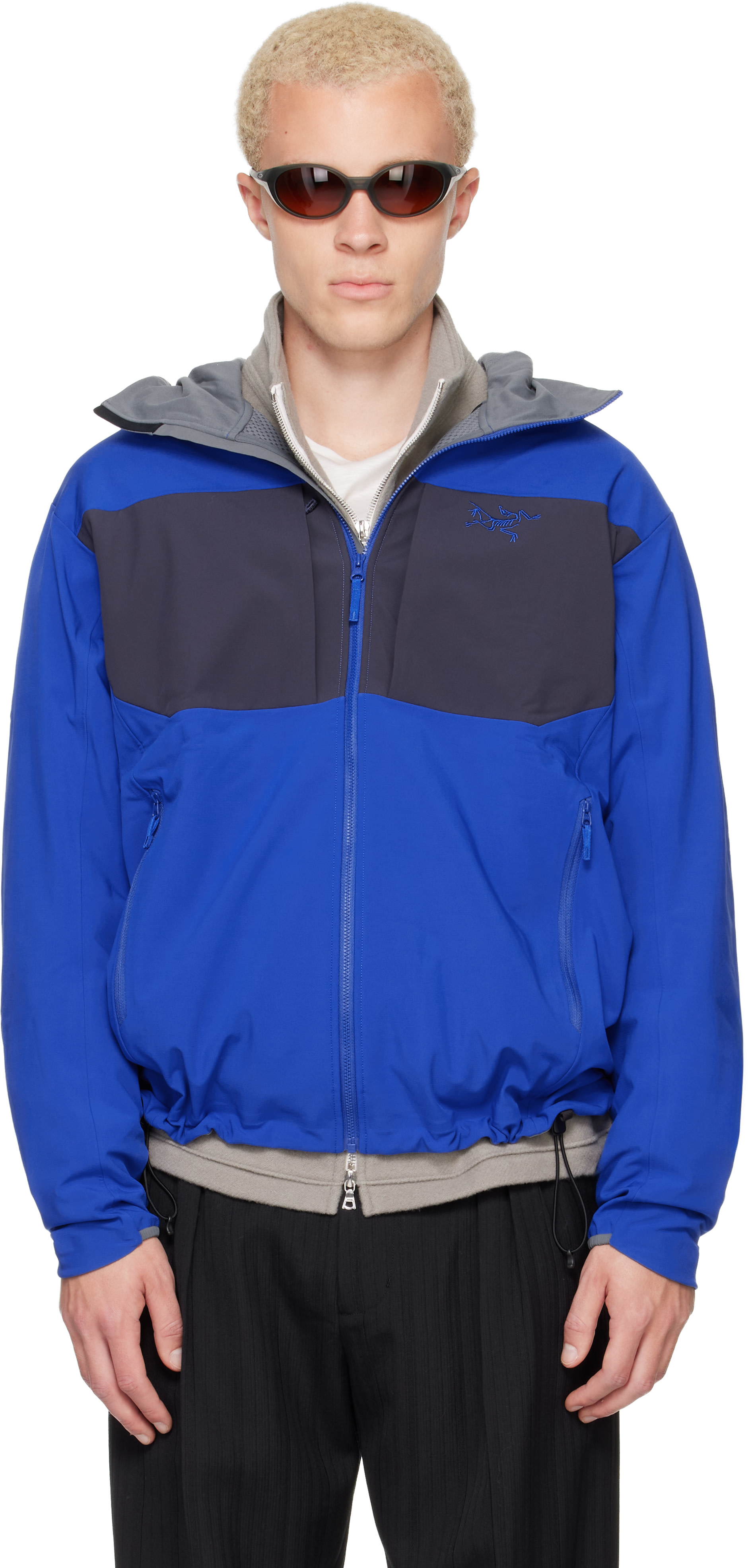 Arc'teryx - Blouson Gamma MX bleu à capuche