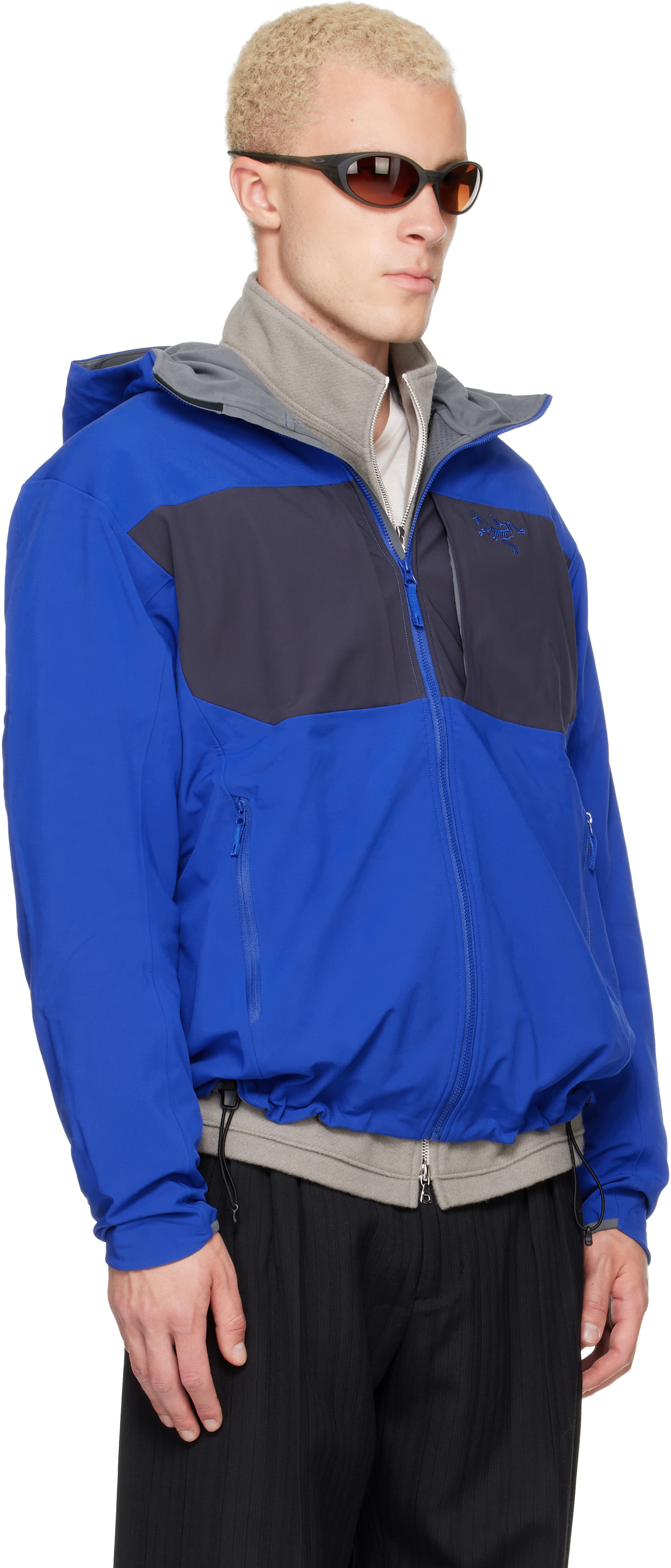 Arc'teryx - Blouson Gamma MX bleu à capuche