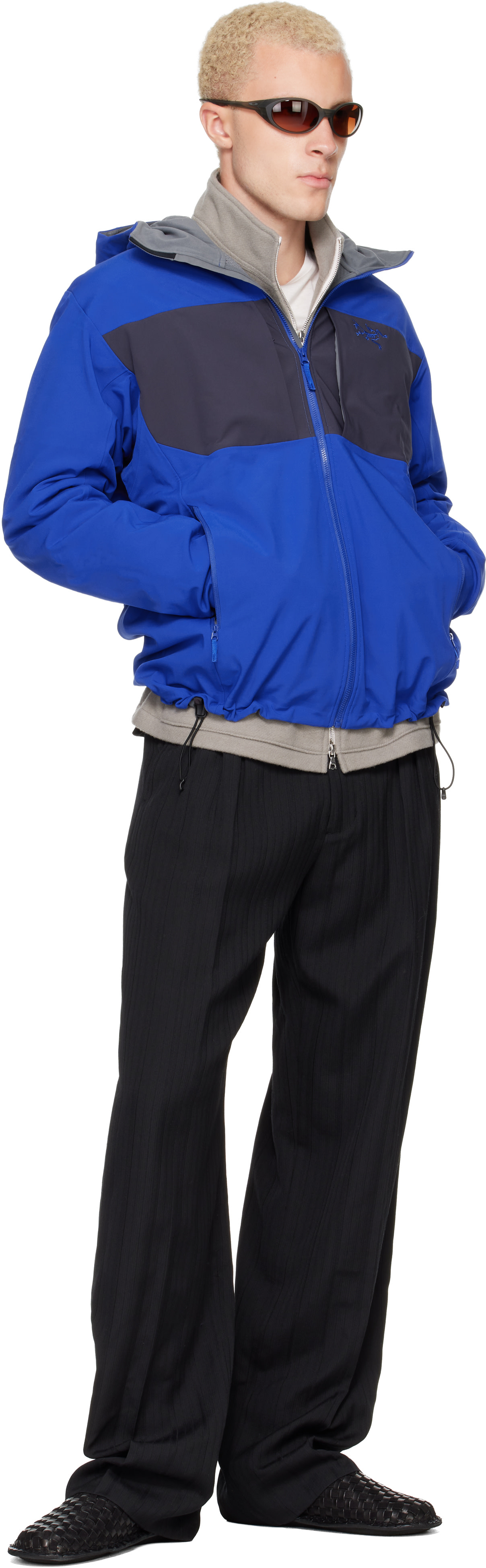 Arc'teryx - Blouson Gamma MX bleu à capuche