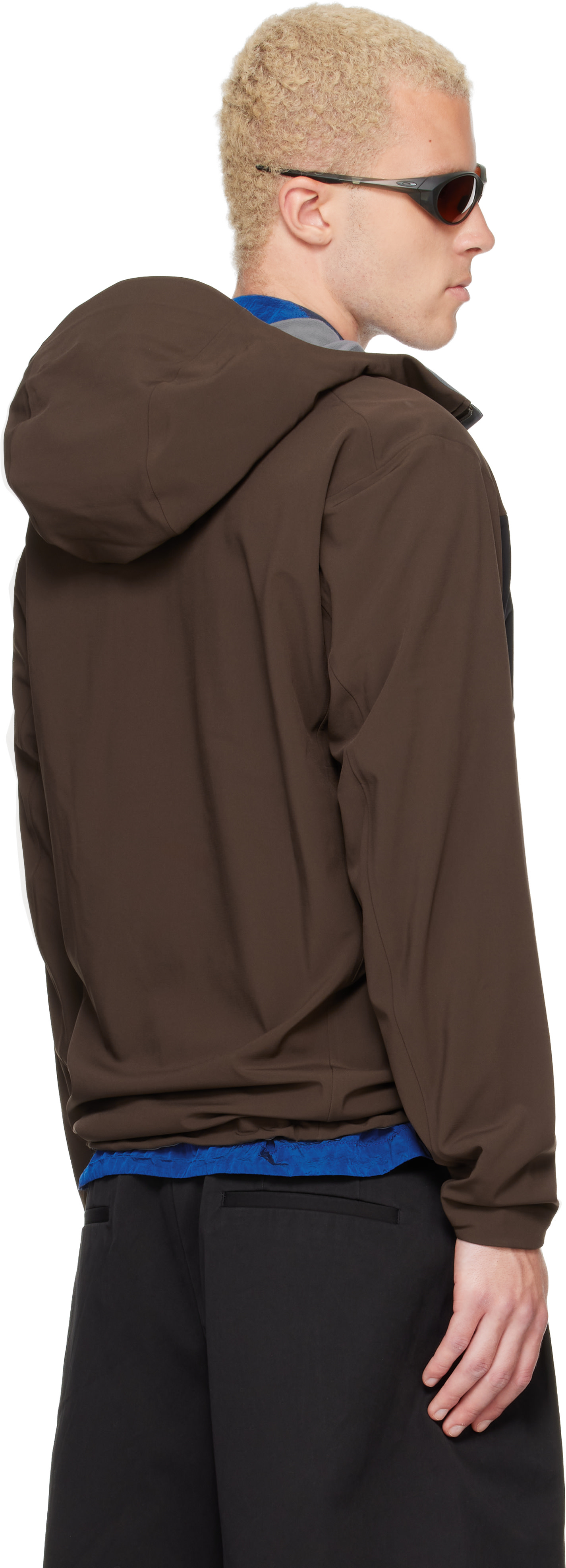 Arc'teryx - Blouson Gamma MX brun à capuche