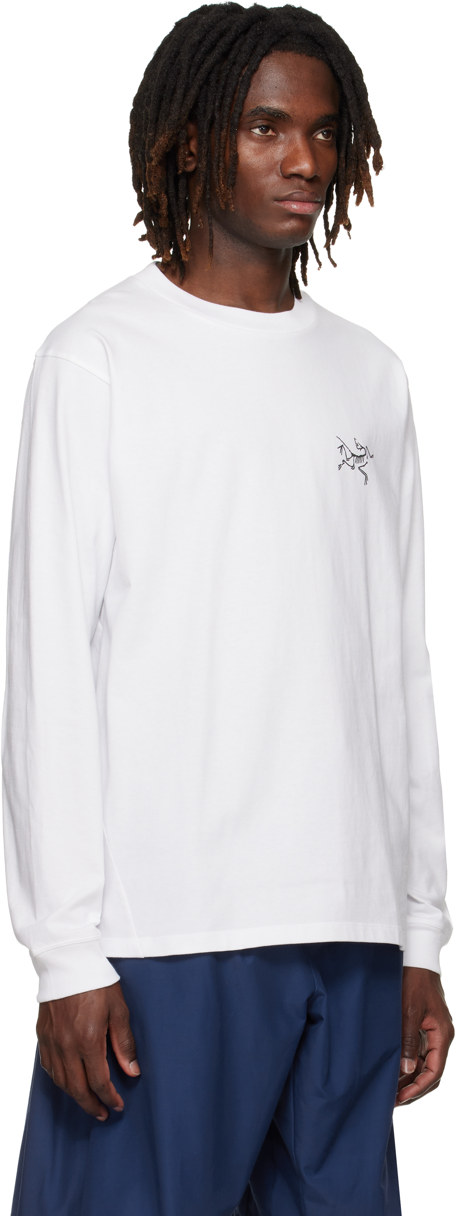 Arc'teryx: ホワイト Kragg コットン 長袖Tシャツ | SSENSE 日本