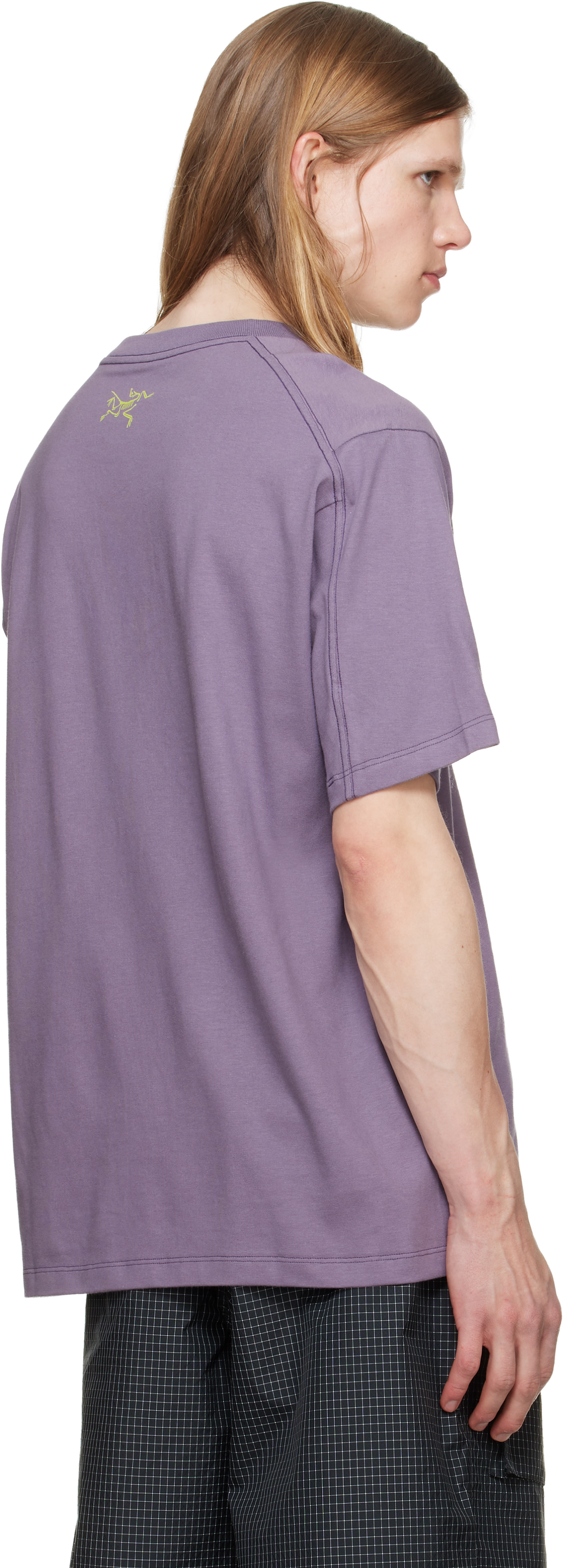 Arc'teryx: パープル Kragg Cotton Lithographica S/S Tシャツ