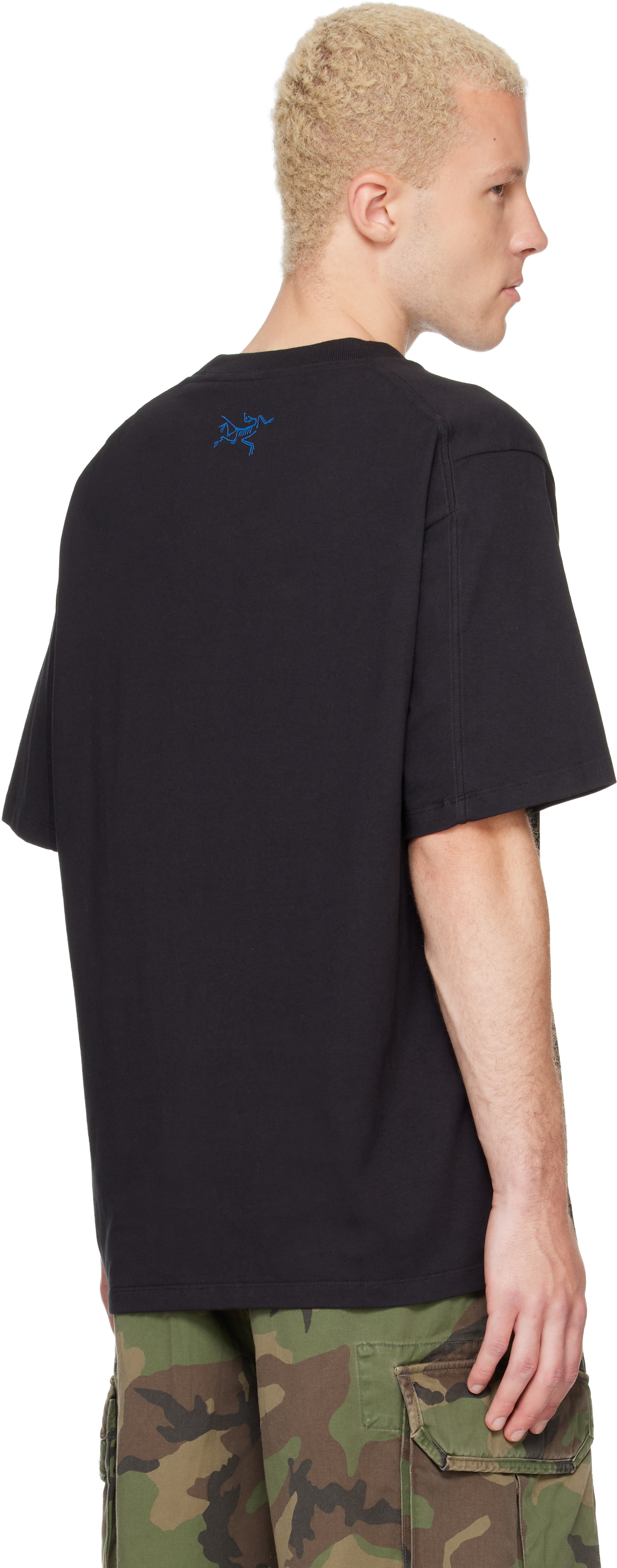 Arc'teryx: ブラック Kragg Cotton Lithographica S/S Tシャツ