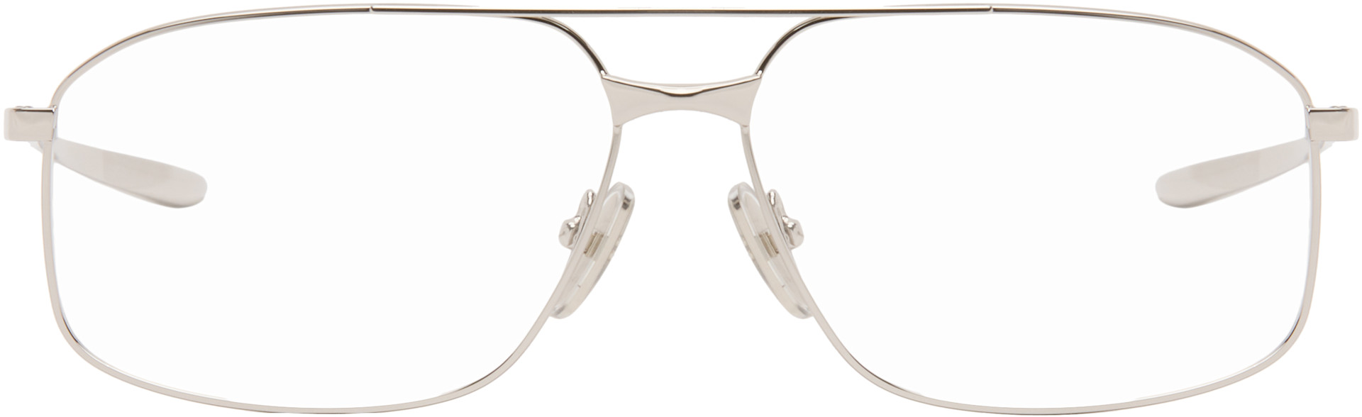 Balenciaga: Silver Monday Everyday Optical Frame Glasses | SSENSE