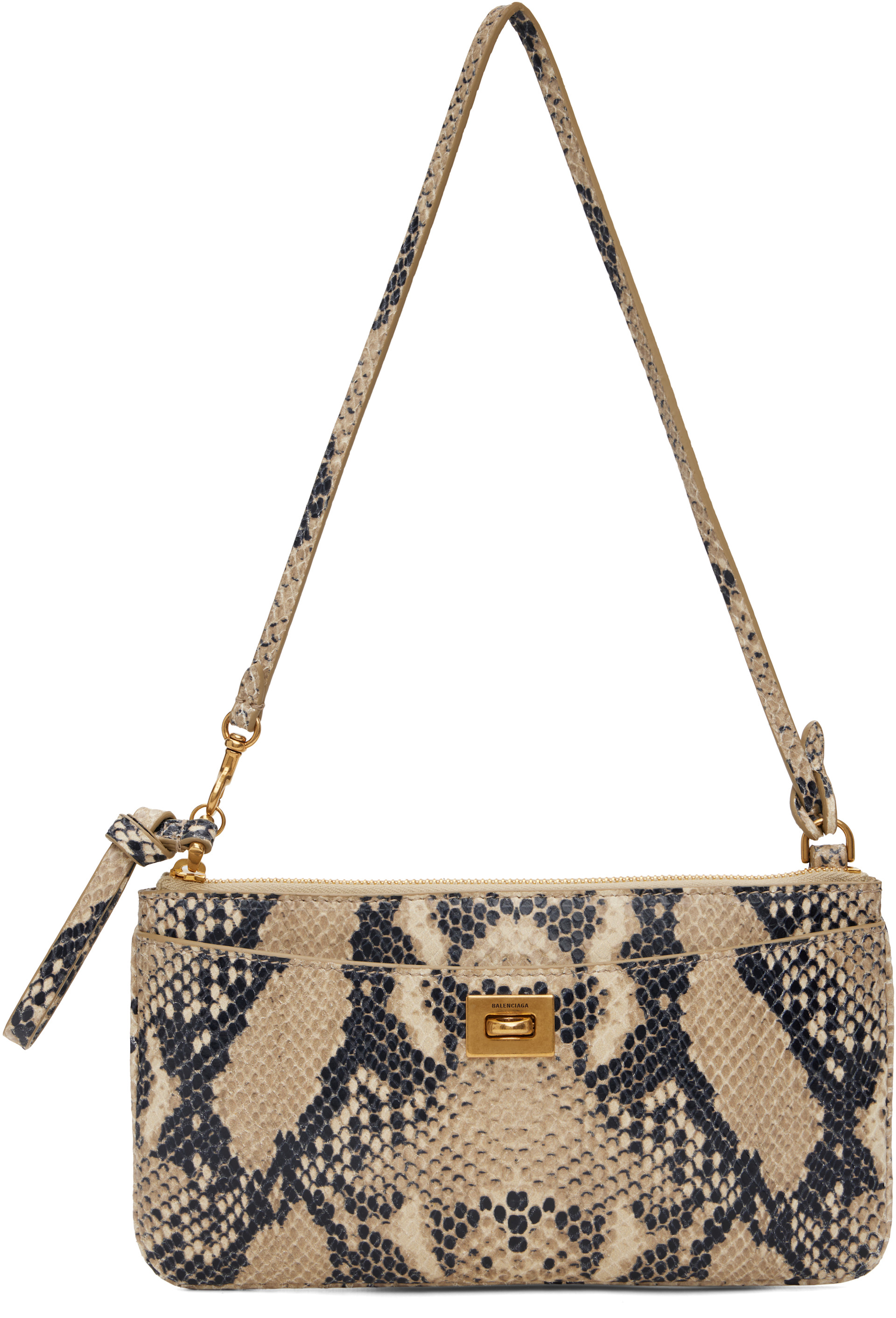 BALENCIAGA ボディバッグ ベージュ Balenciaga: Beige Rodeo Phone Pouch Bag | SSENSE