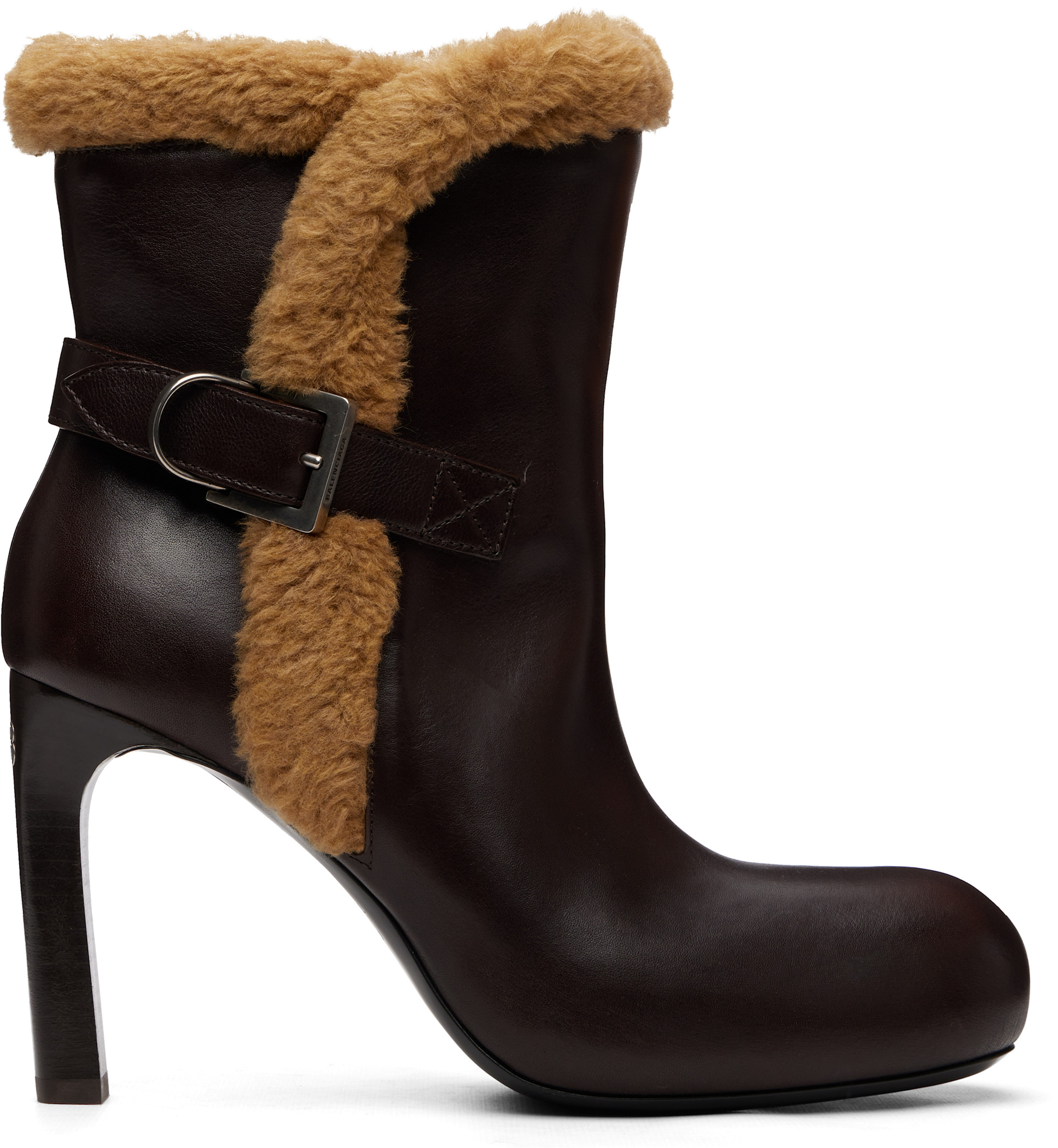 Balenciaga - Bottes Fargo brunes
