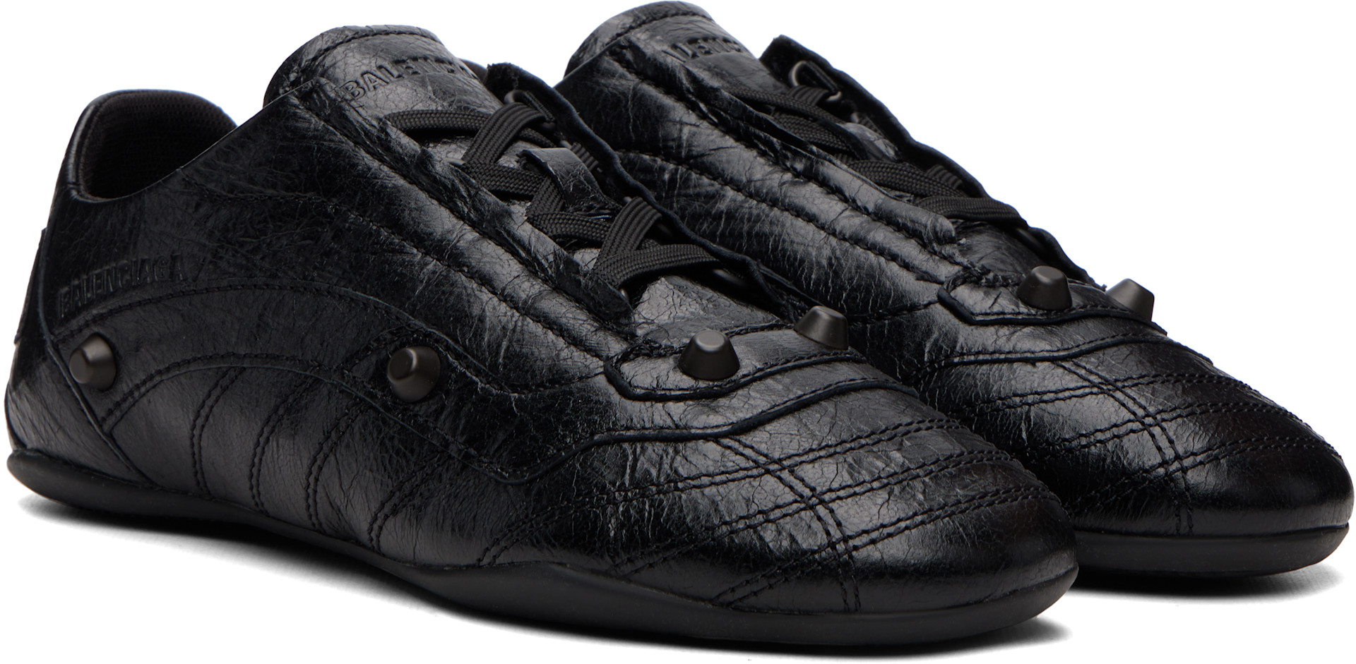 Balenciaga: Black Zen Sneakers | SSENSE Canada