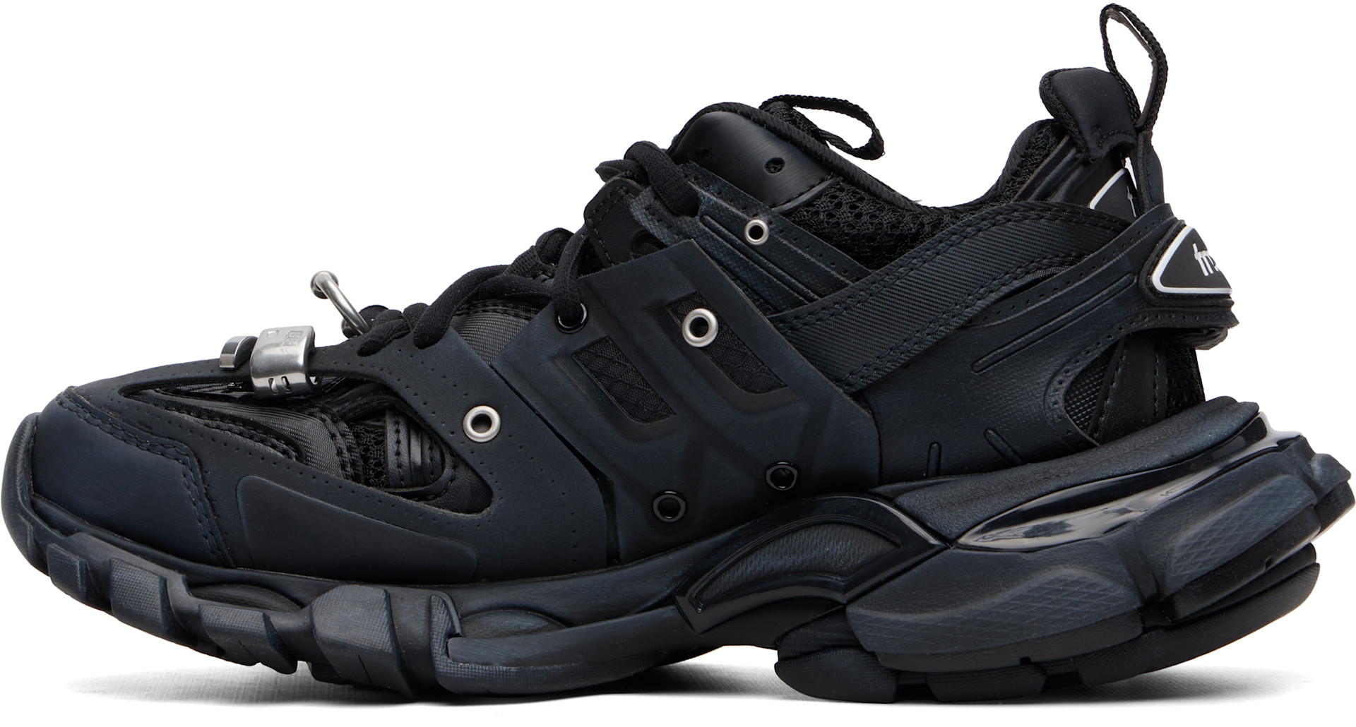 Balenciaga: ブラック Track Piercing スニーカー | SSENSE 日本