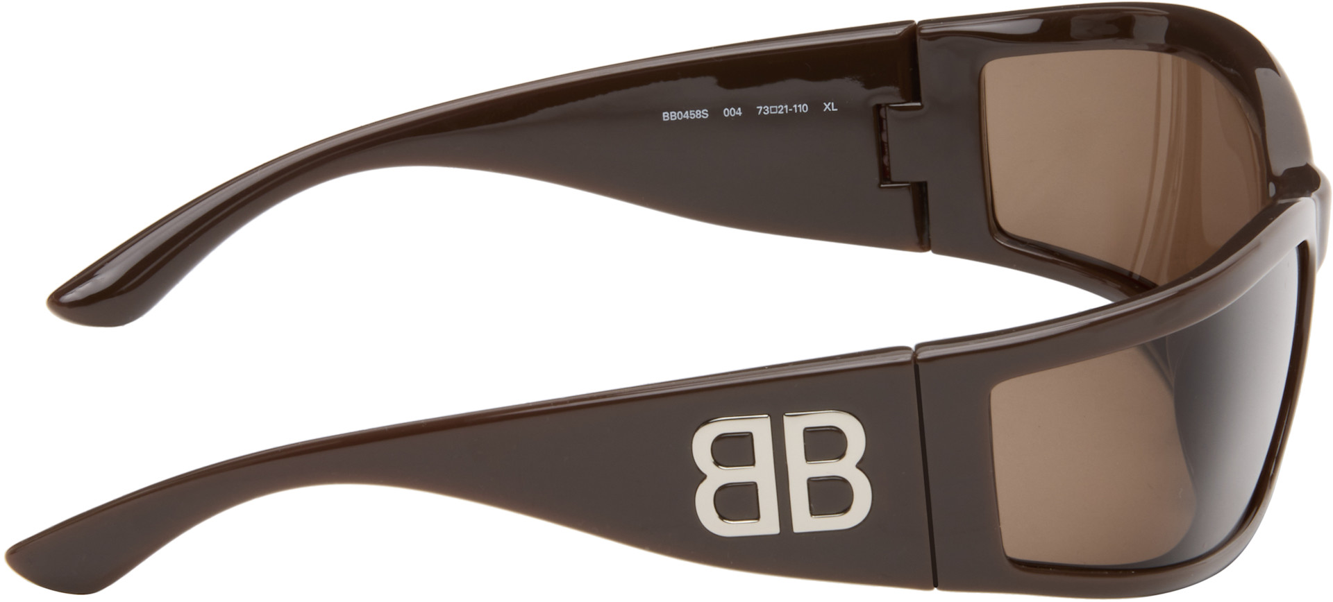 BALENCIAGAサングラス Balenciaga: Brown Extreme Sunset Sunglasses | SSENSE