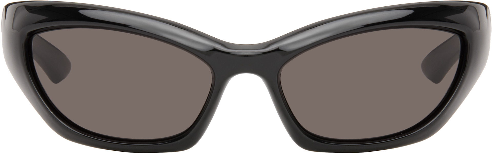Balenciaga: Black Extreme Sunglasses | SSENSE