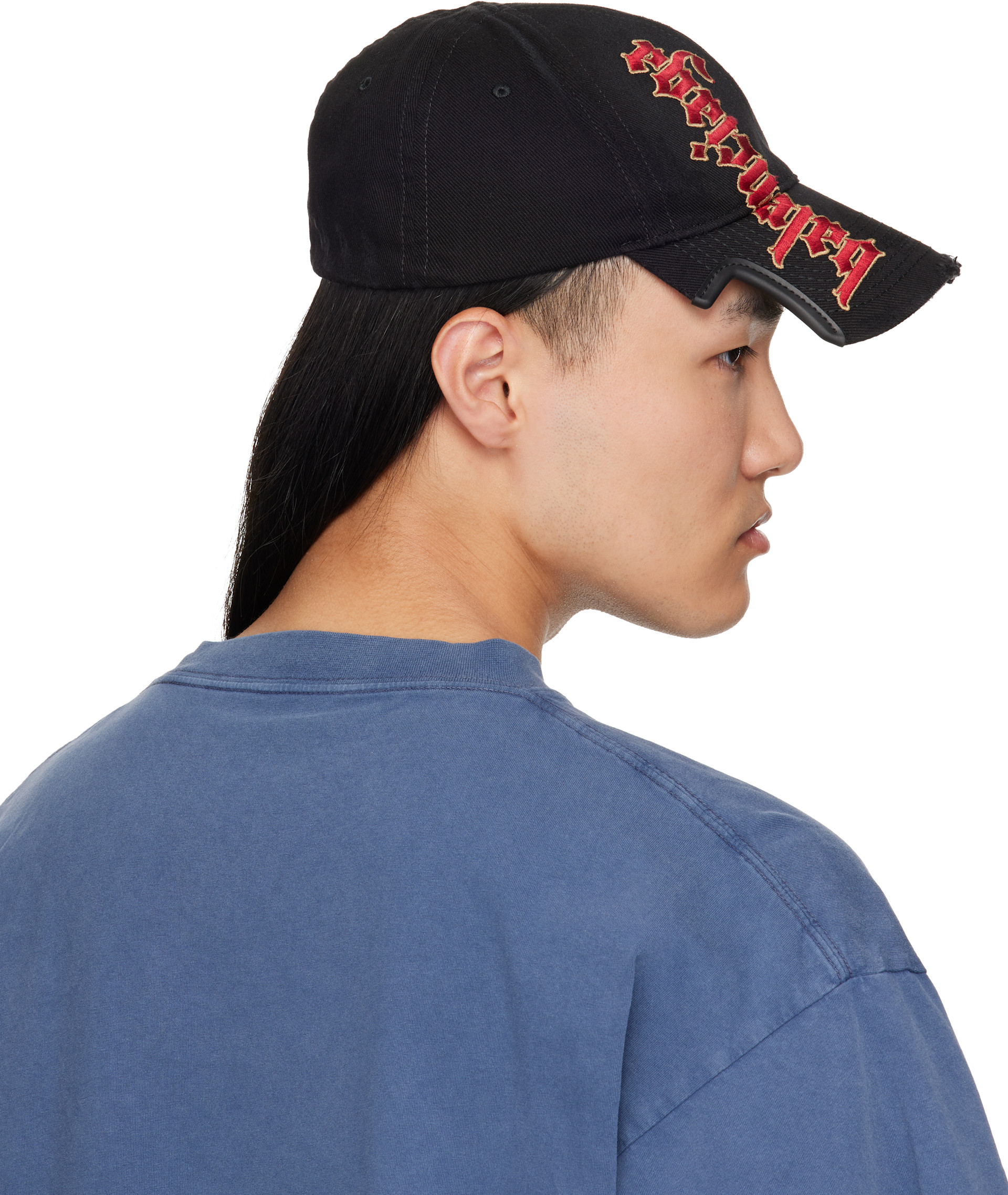 Balenciaga - ブラック Gothic Placement ノークロージャー キャップ