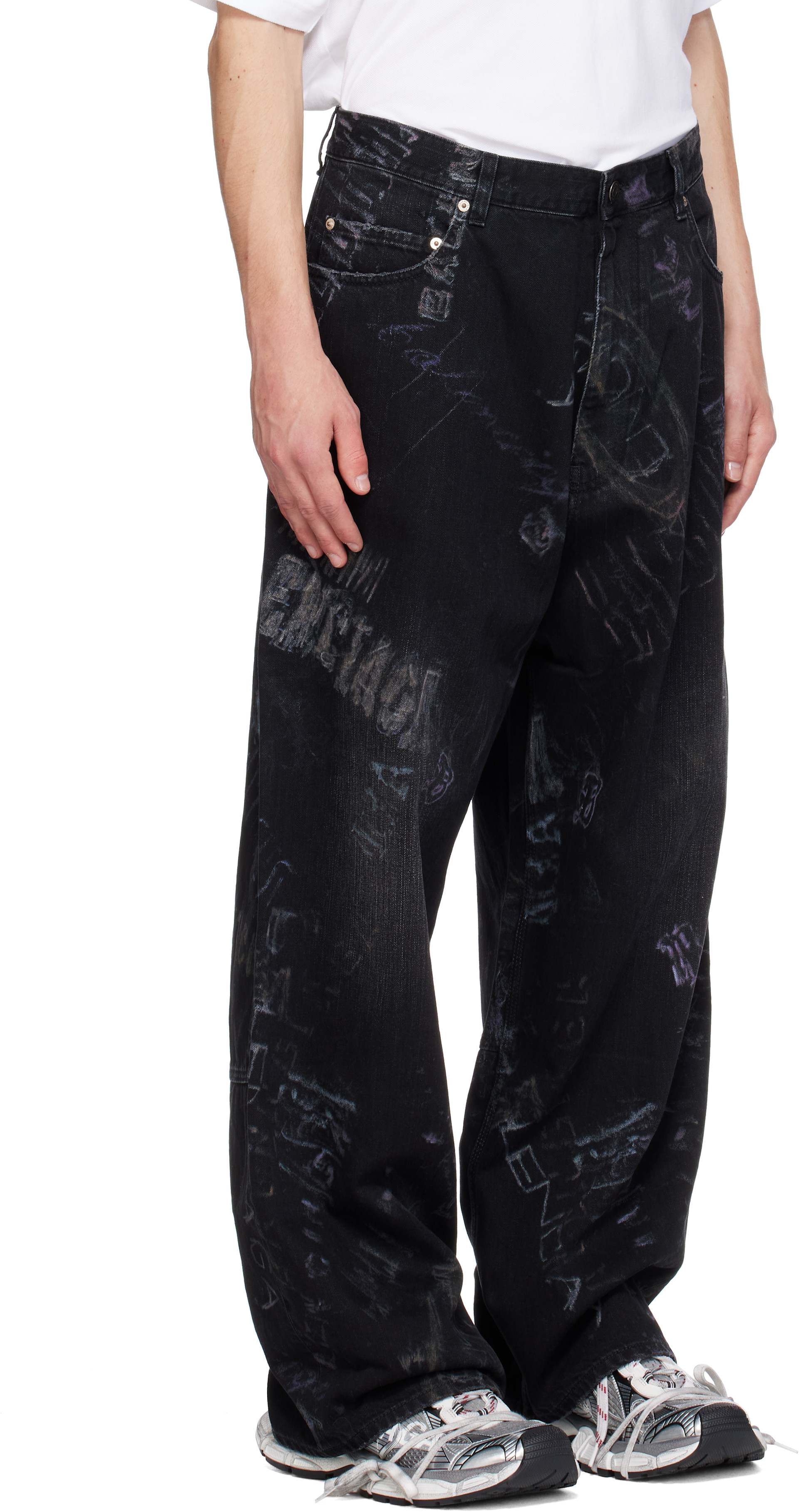 Balenciaga - Jean ample noir