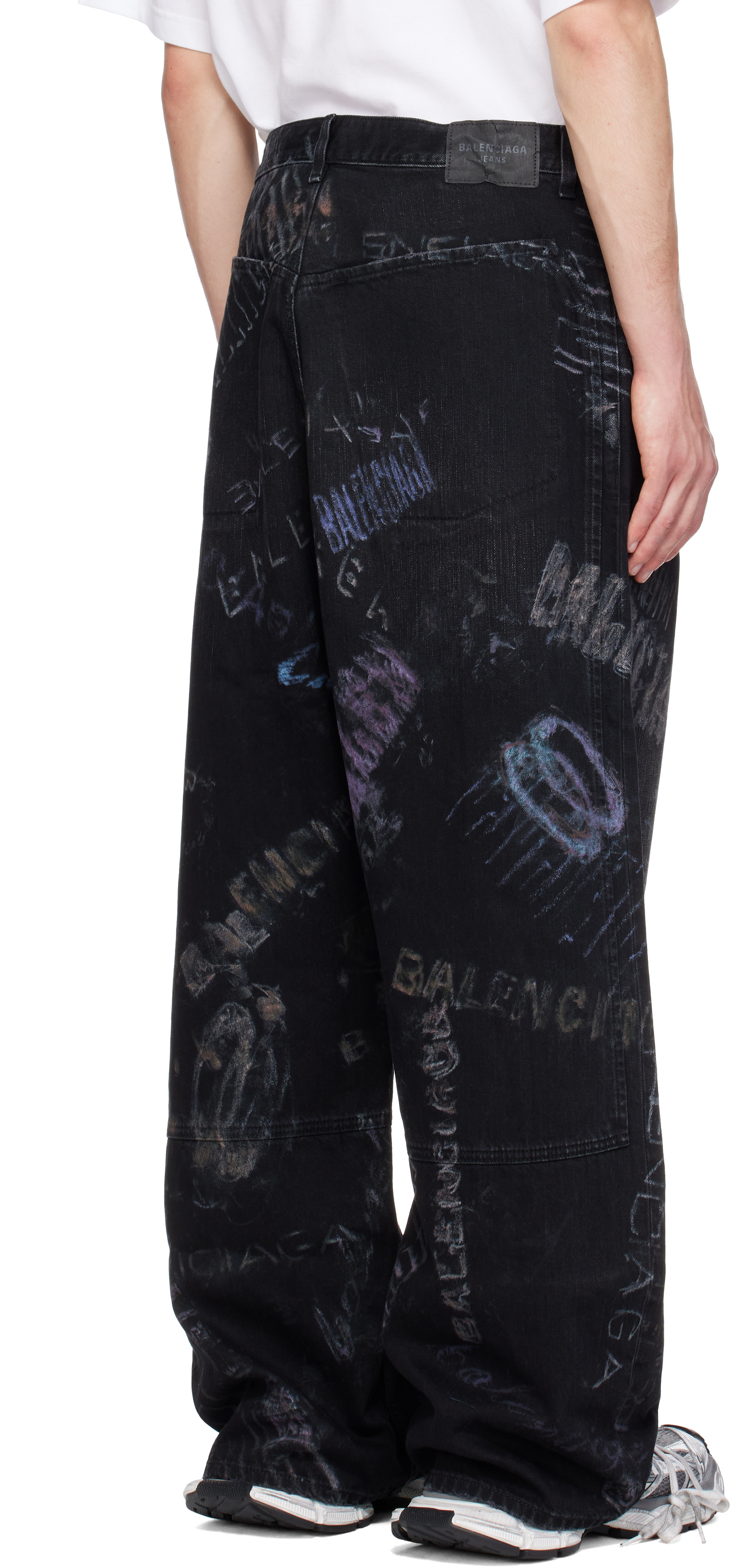 Balenciaga - Jean ample noir