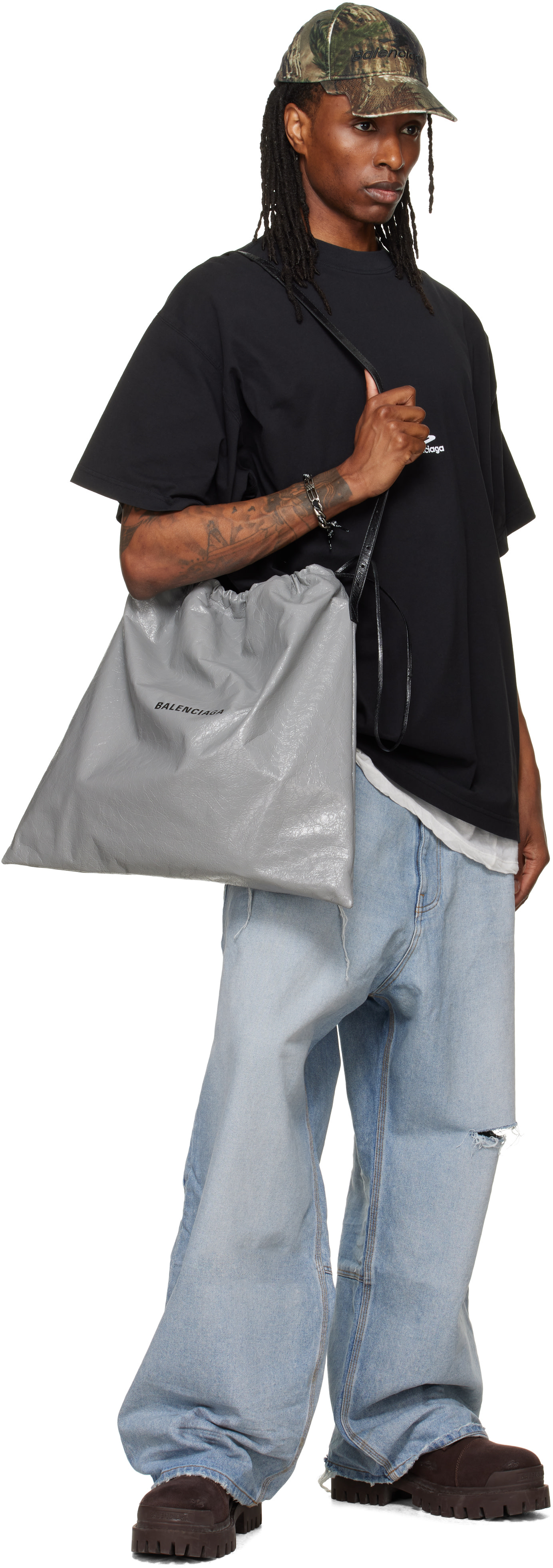 Balenciaga - Jean ample bleu