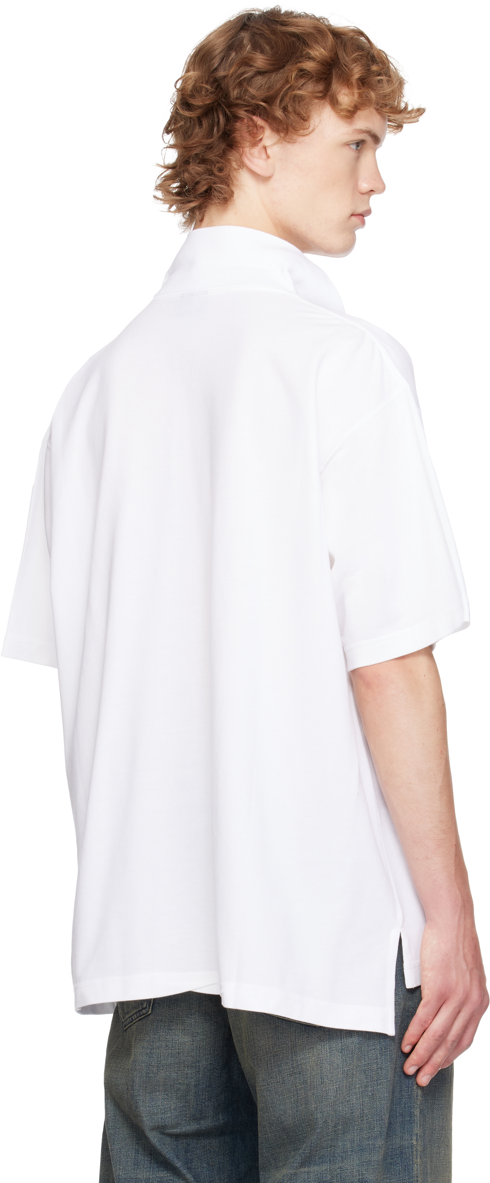 Balenciaga - Polo Laurel blanc