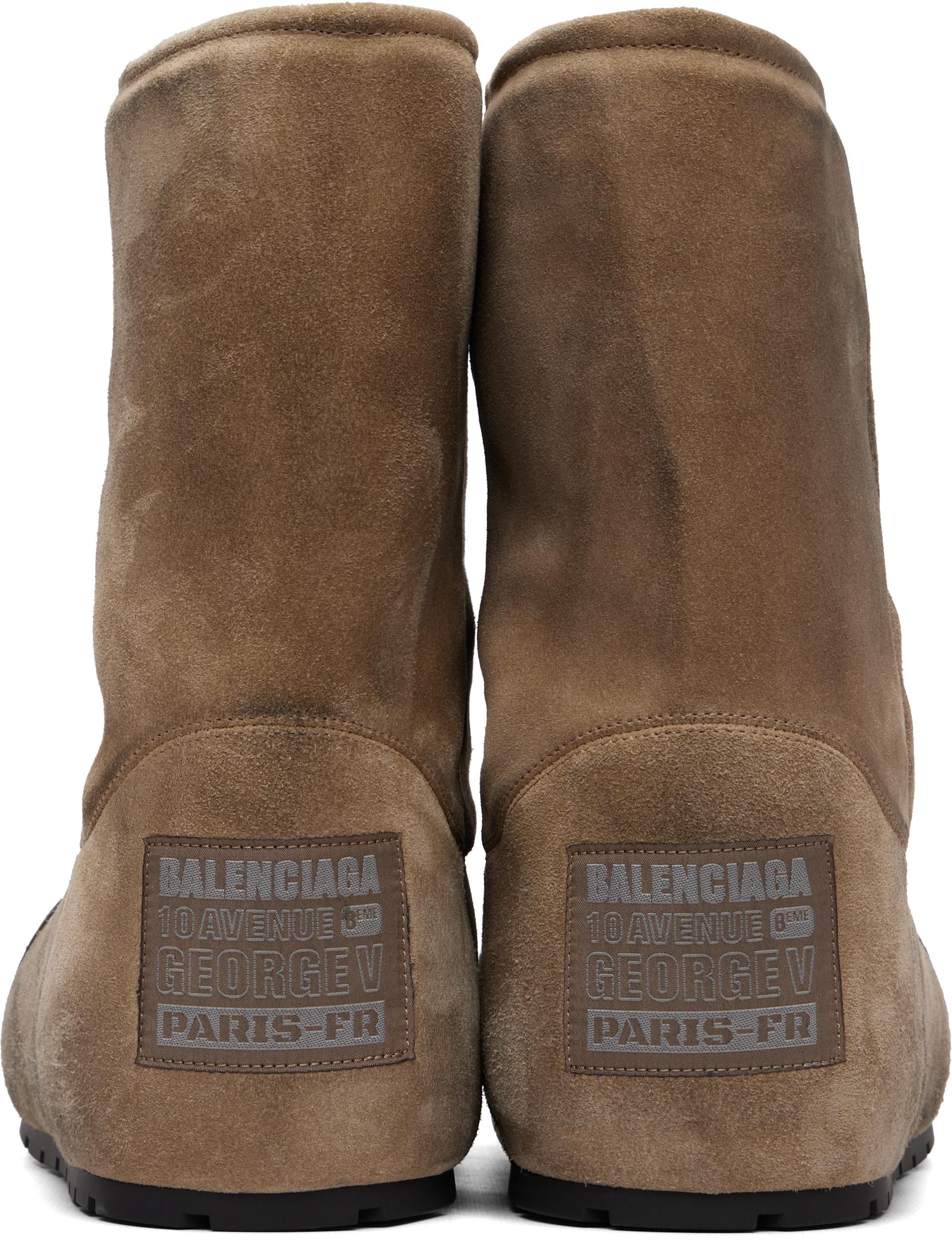 Balenciaga - Bottes Dumbo beiges