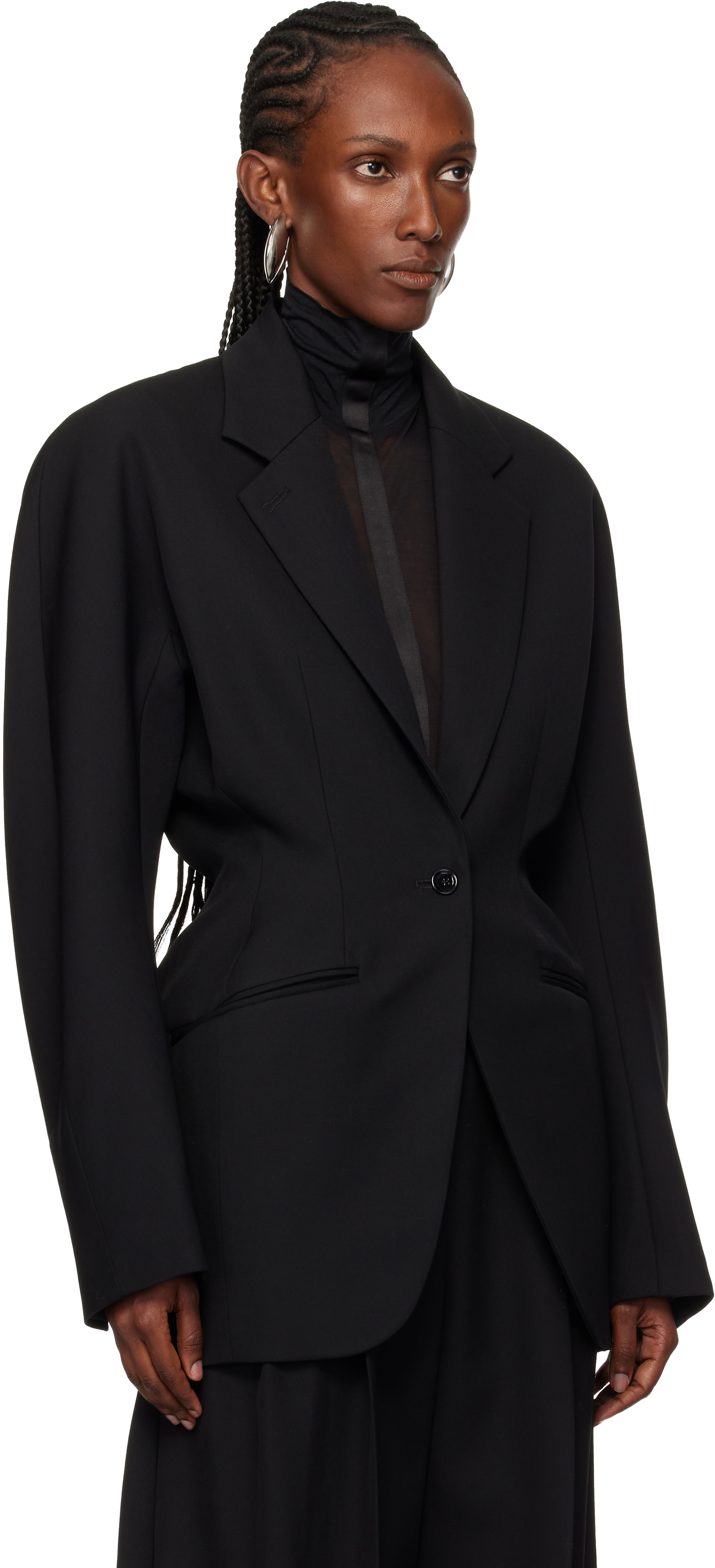 Mugler - Veston cintré noir