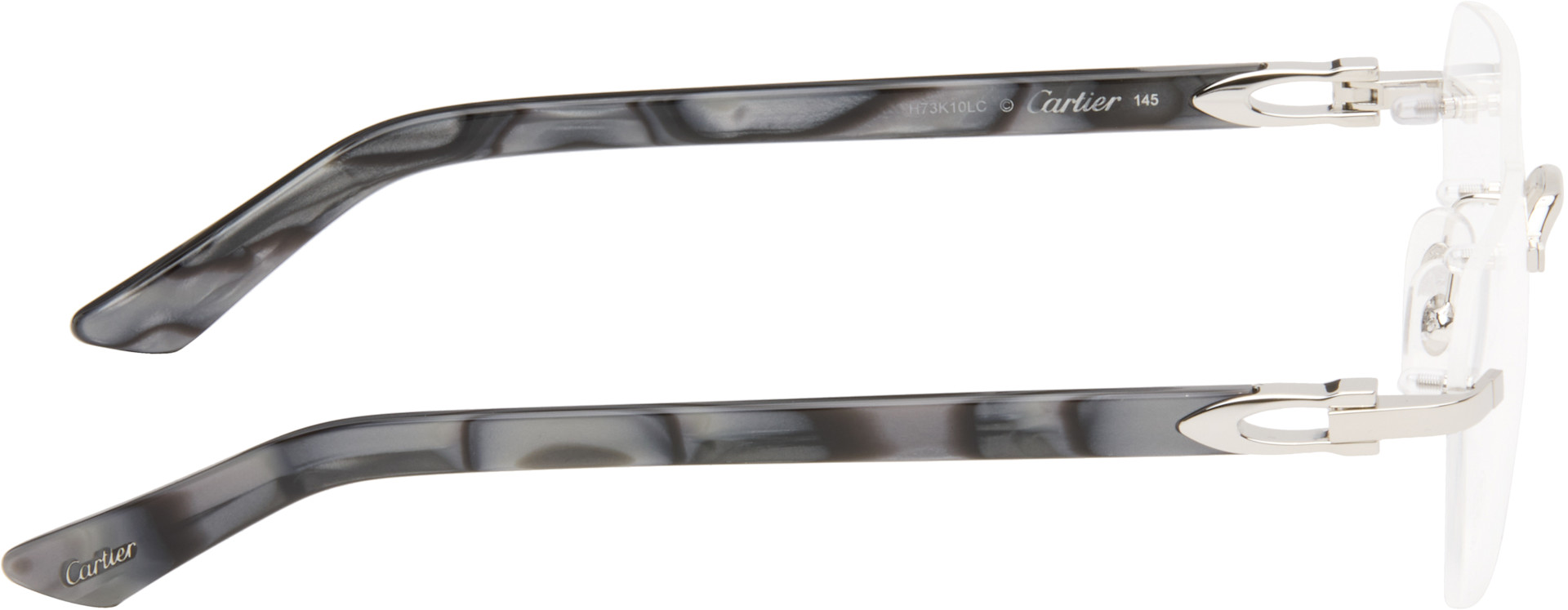 Cartier - Lunettes de vue Core Range argentées