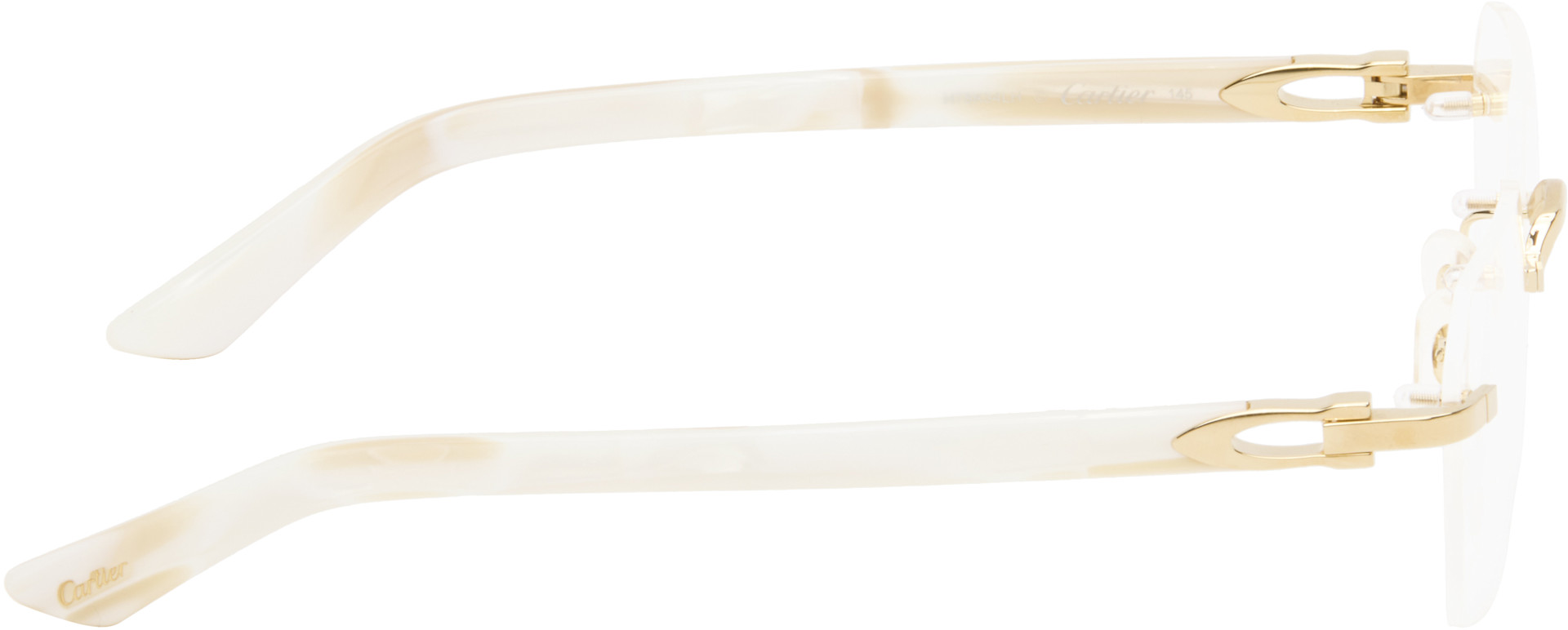 Cartier - ゴールド Core Range Optical Frame メガネ