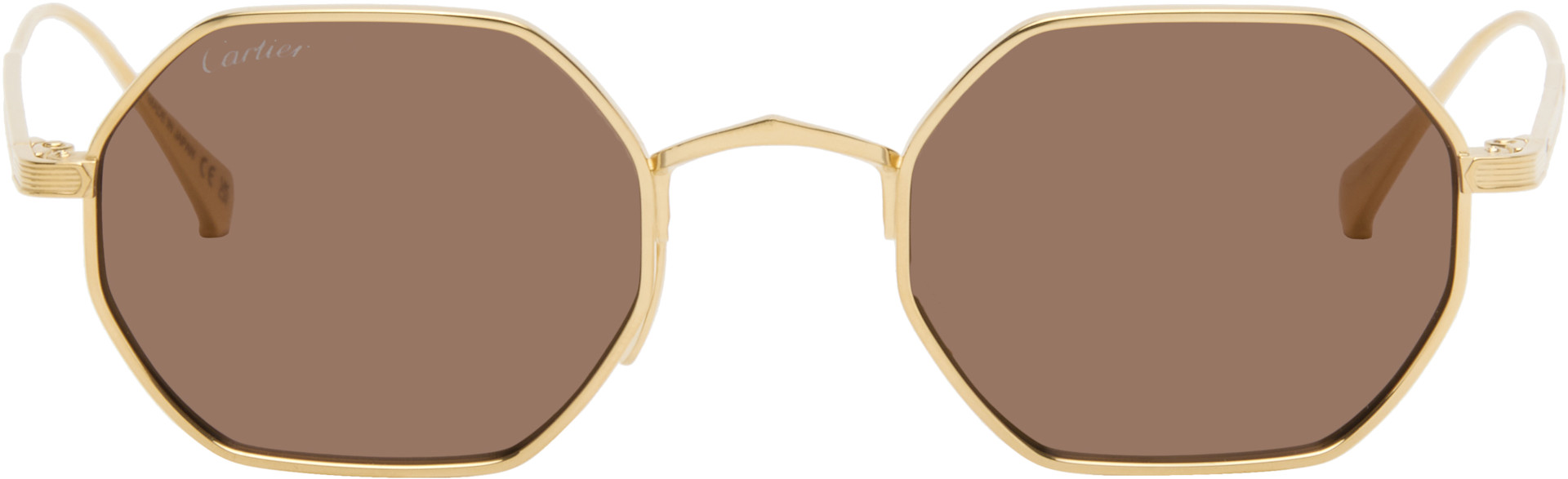 Cartier - Lunettes de soleil Core Range dorées