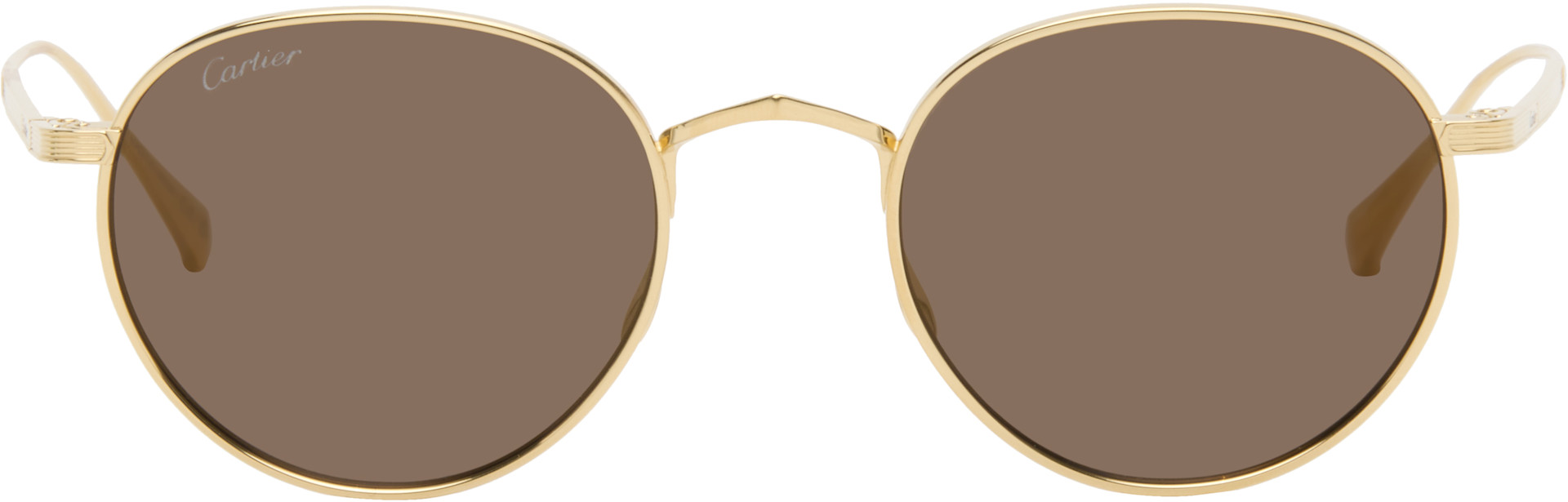 Cartier - Lunettes de soleil Core Range dorées