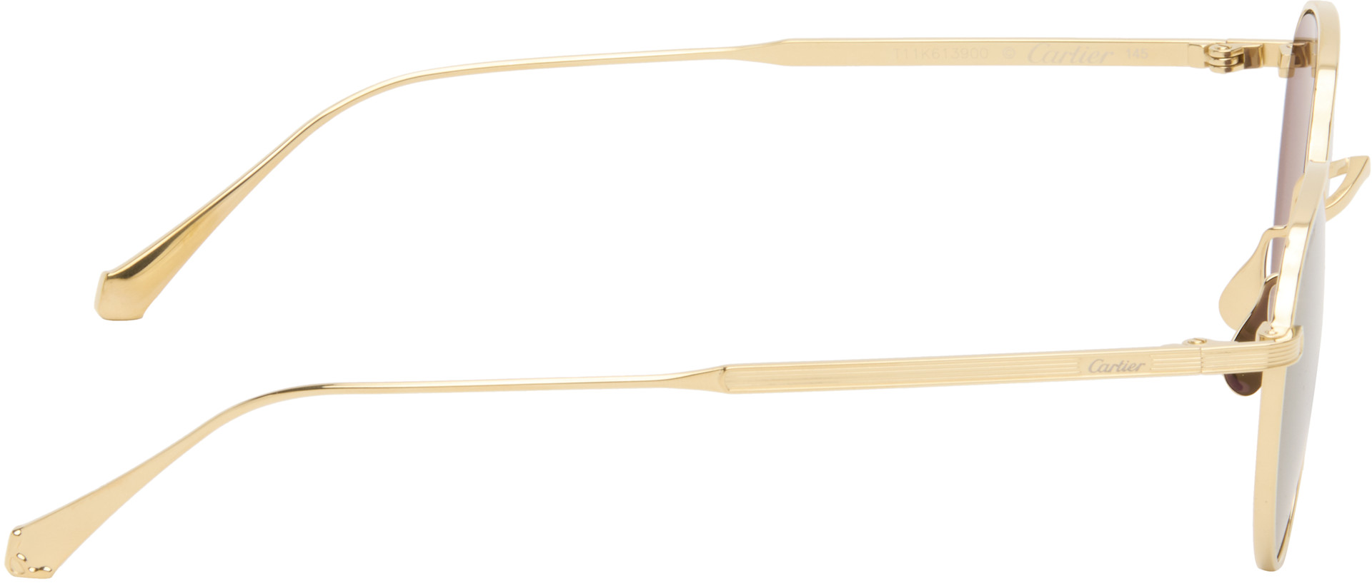 Cartier - Lunettes de soleil Core Range dorées