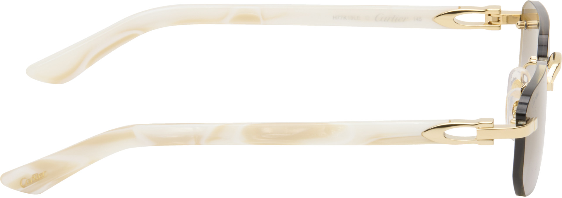Cartier - Lunettes de soleil Core Range dorées