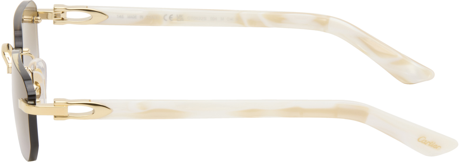 Cartier - Lunettes de soleil Core Range dorées