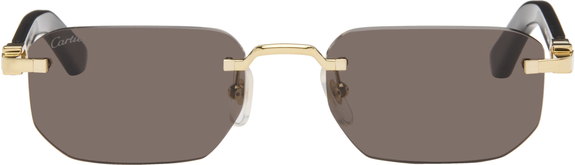 Cartier - Lunettes de soleil Core Range dorées