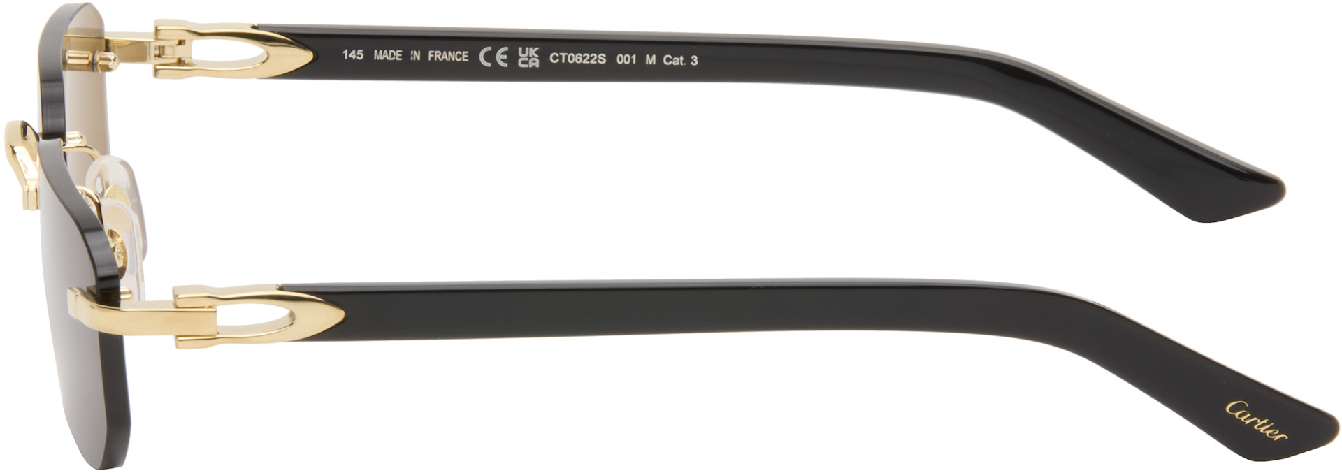 Cartier - Lunettes de soleil Core Range dorées
