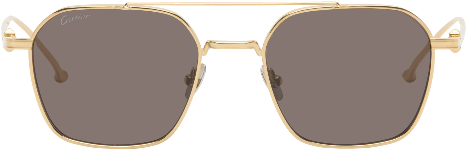 Cartier - Lunettes de soleil Exception dorées