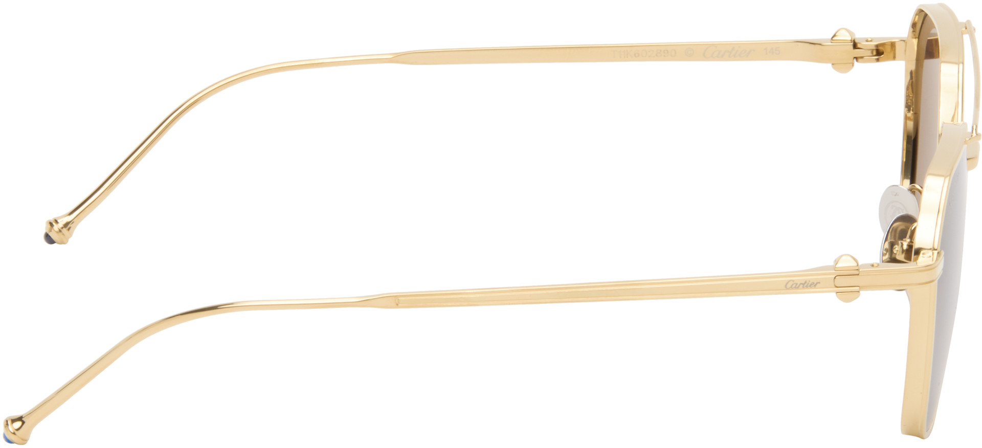 Cartier - Lunettes de soleil Exception dorées