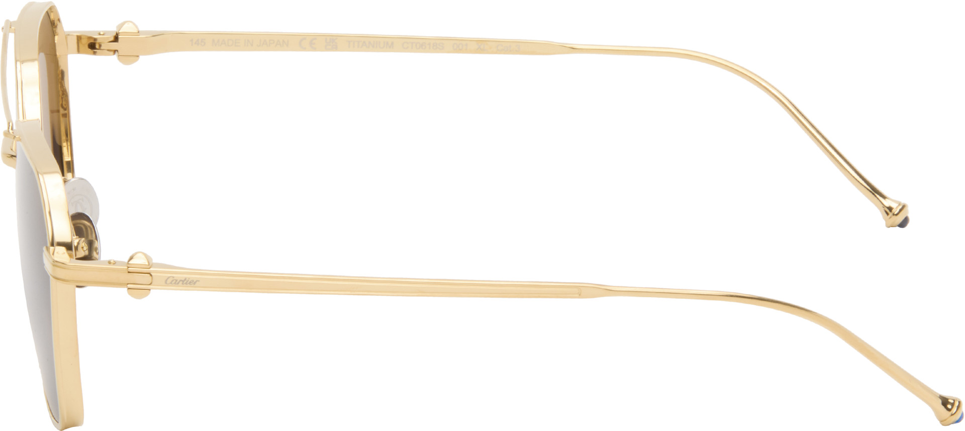 Cartier - Lunettes de soleil Exception dorées