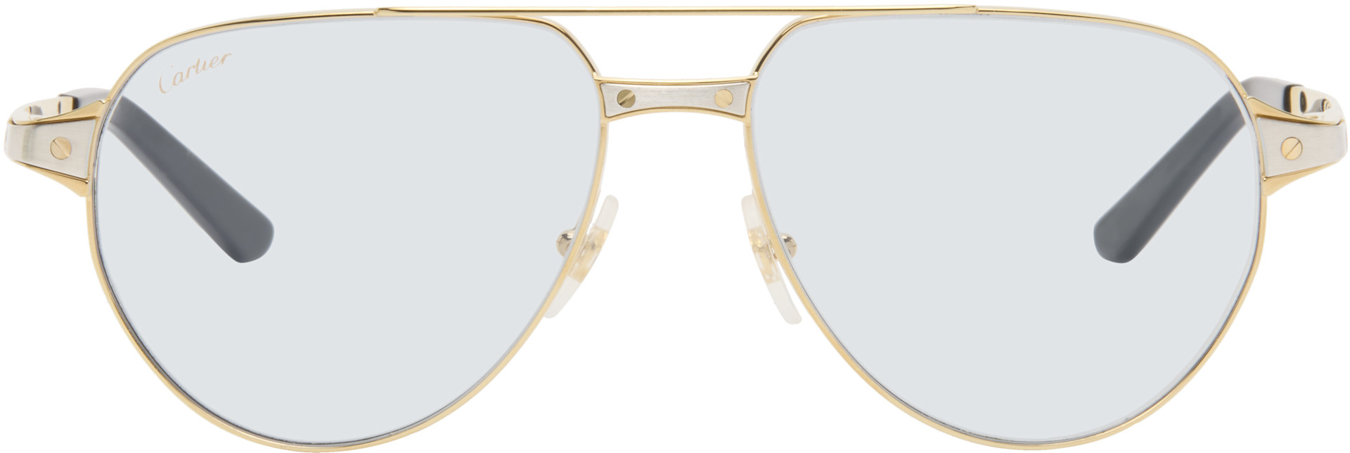Cartier - Lunettes de soleil Exception dorées