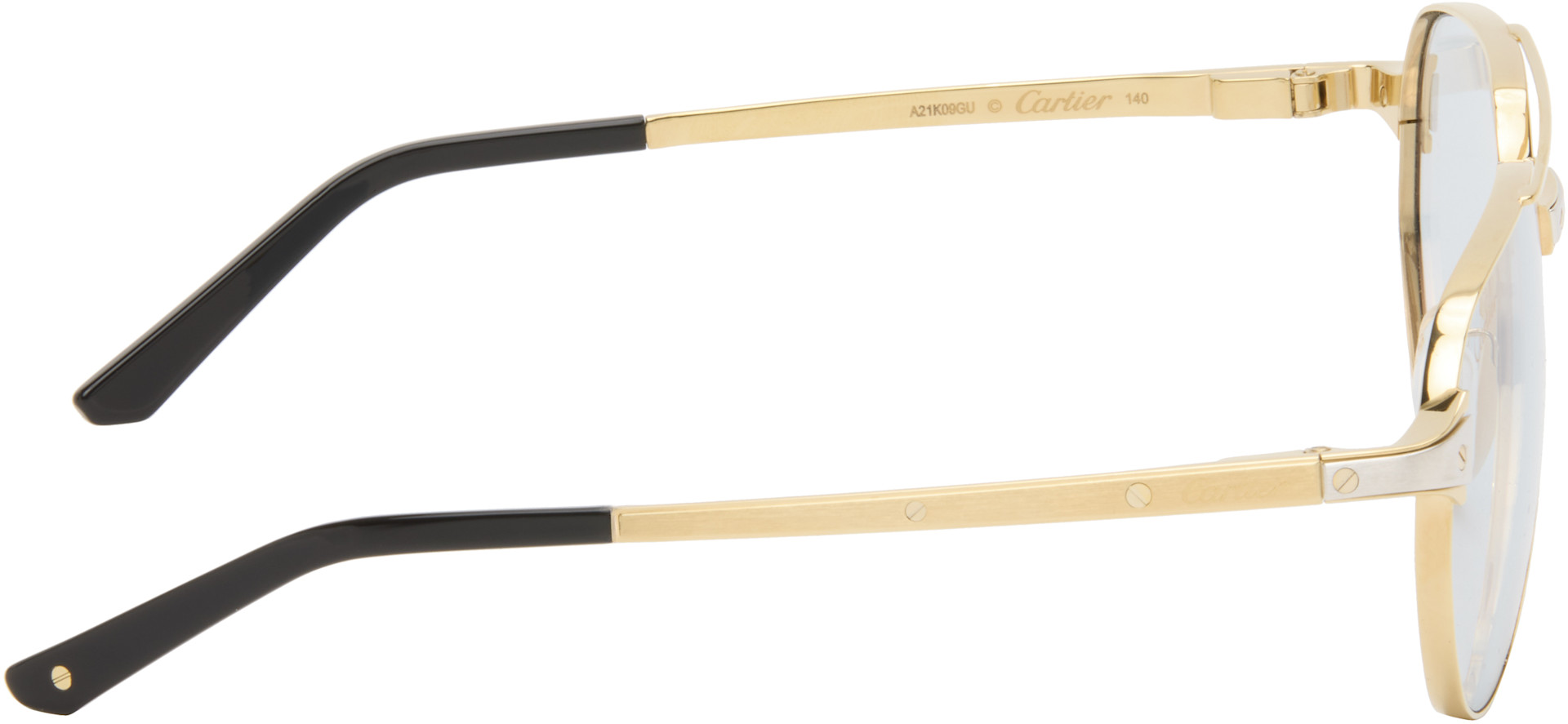Cartier - Lunettes de soleil Exception dorées