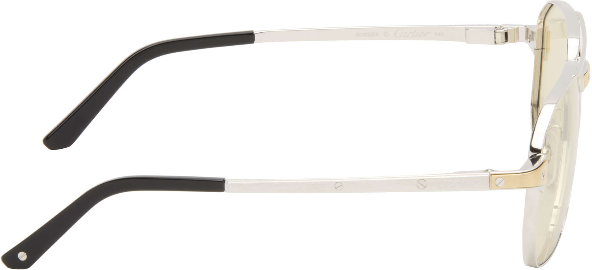 Cartier - Lunettes de soleil Exception argentées