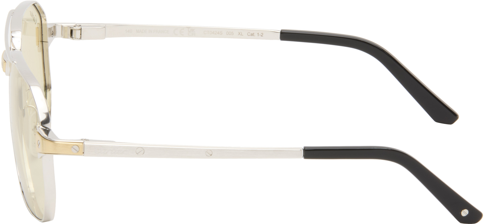 Cartier - Lunettes de soleil Exception argentées