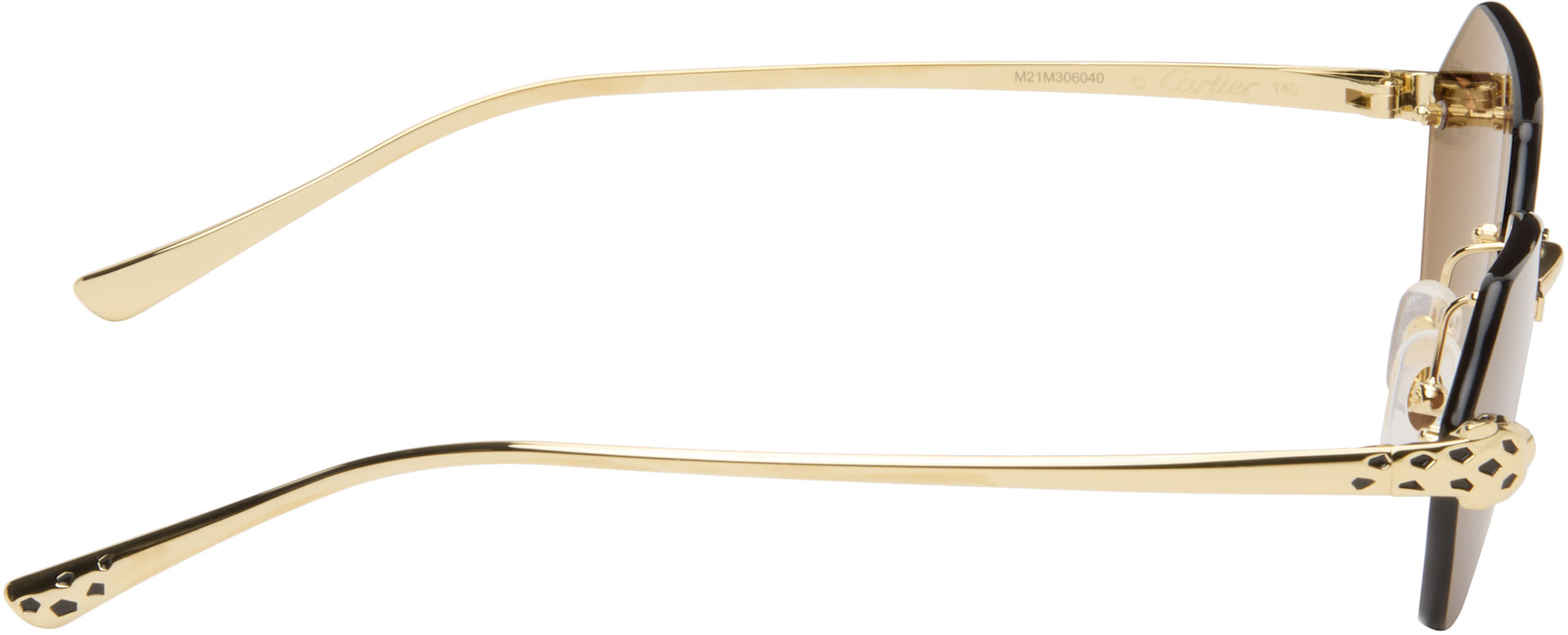 Cartier - Lunettes de soleil Exception dorées