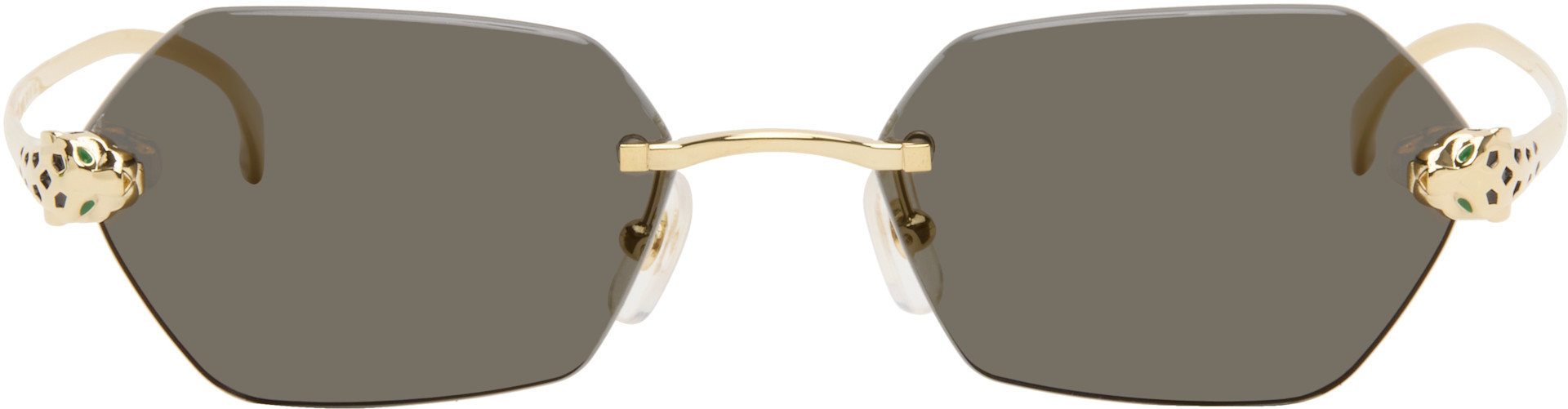 Cartier - Lunettes de soleil Exception dorées