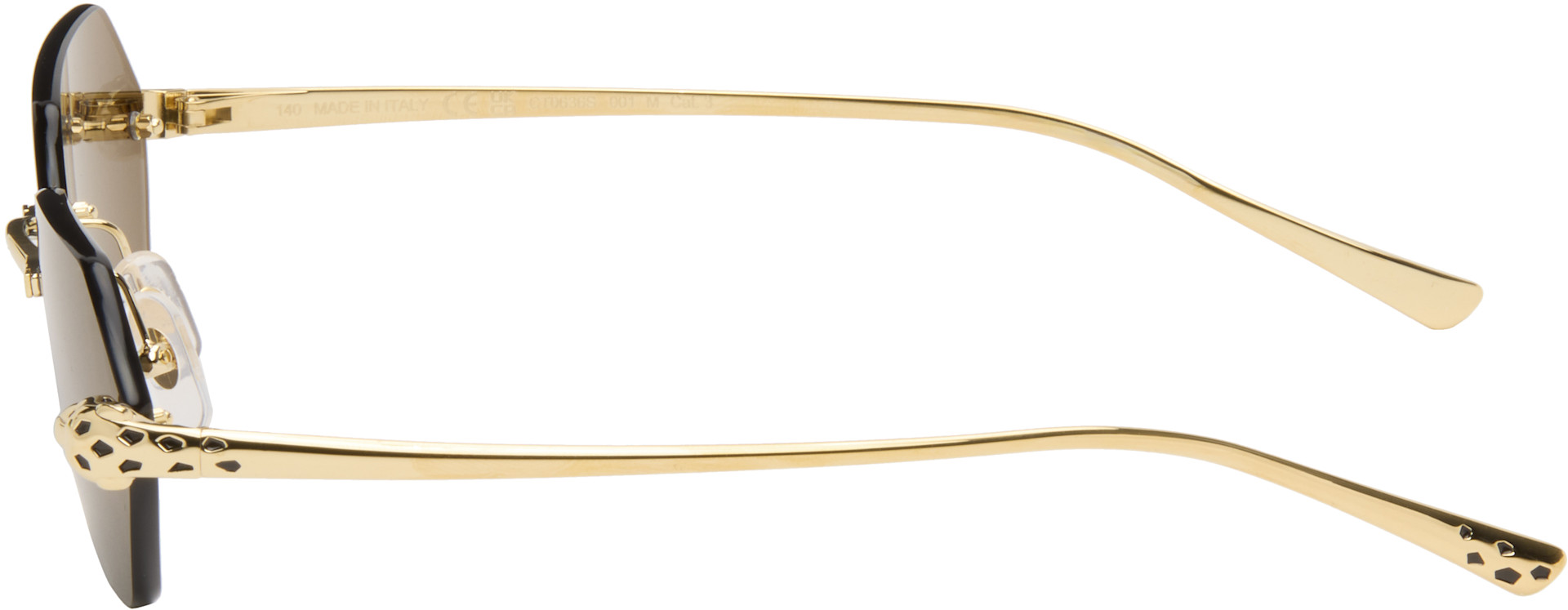 Cartier - Lunettes de soleil Exception dorées