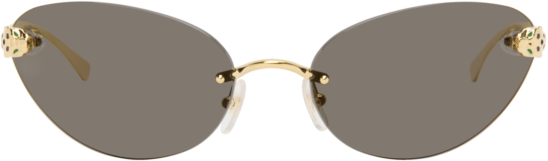 Cartier - Lunettes de soleil Exception dorées