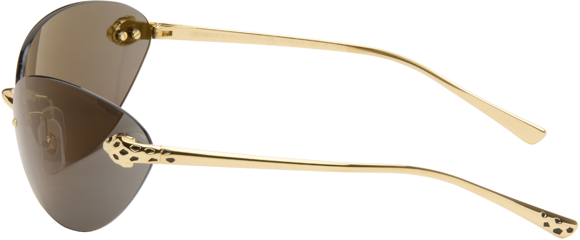 Cartier - Lunettes de soleil Exception dorées