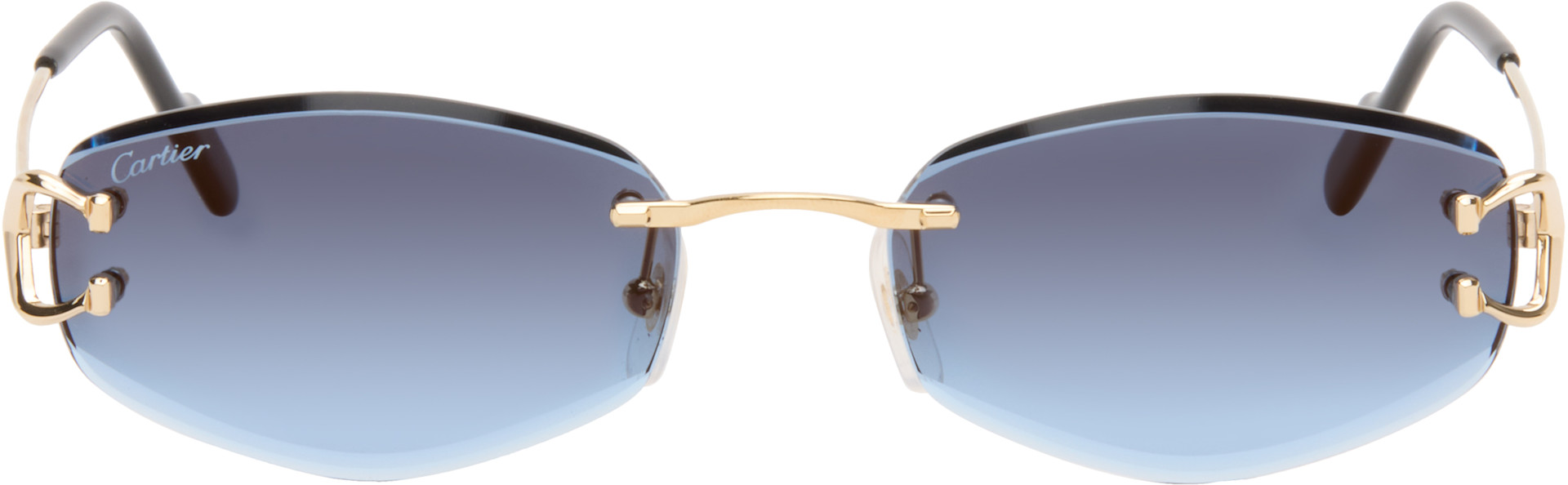 Cartier: ゴールド Classic C Motif サングラス | SSENSE 日本