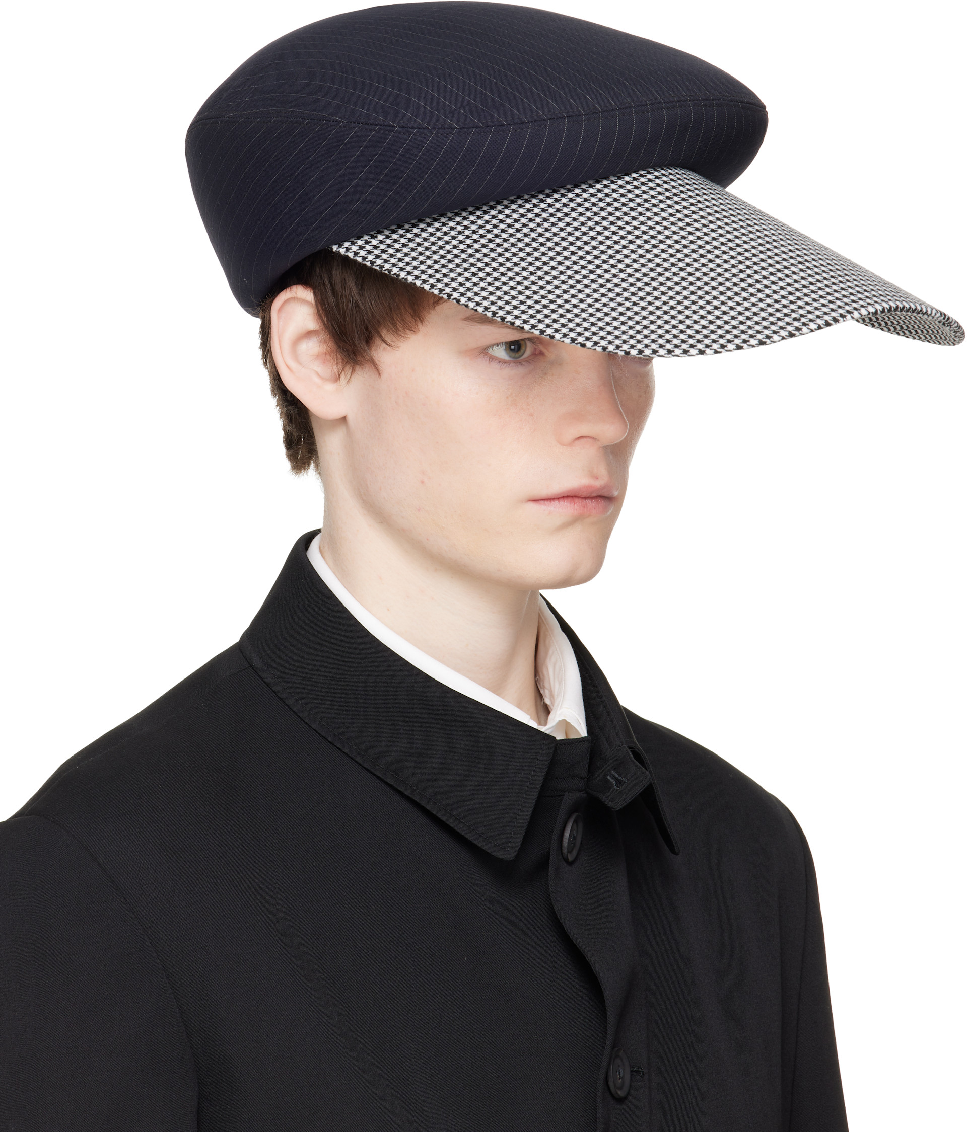 帽子 comme des garcons homme plus 25aw hizume Comme des Garçons Homme Plus: Black & White Hizume Edition Wool